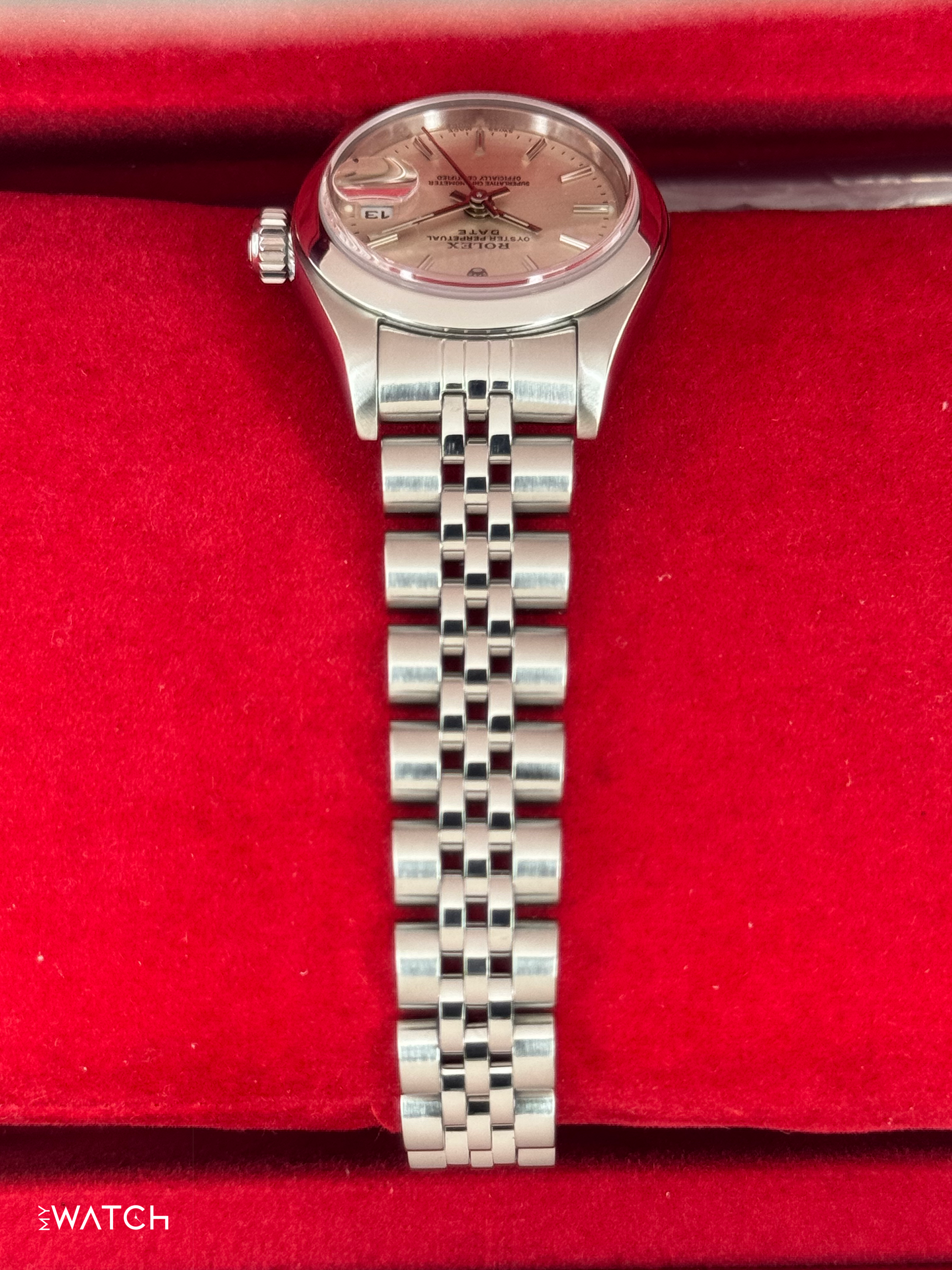 2002 Rolex Lady Datejust 26mm 79160 Stainless Steel Jubilee Silver Dial - MyWatchLLC