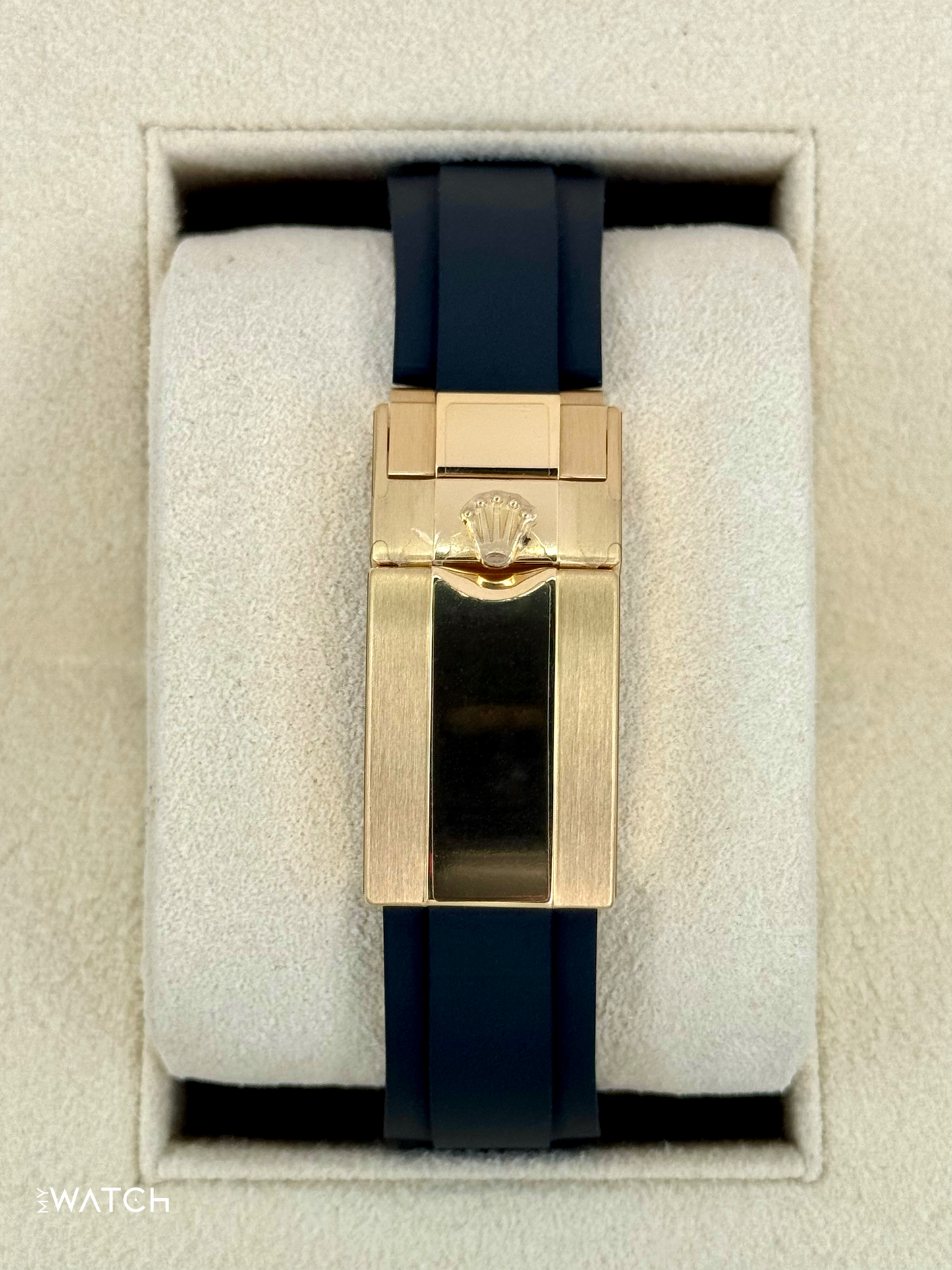 2022 Rolex Daytona 40mm 126518LN Yellow Gold Oysterflex Meteorite Dial (STICKERED) - MyWatchLLC