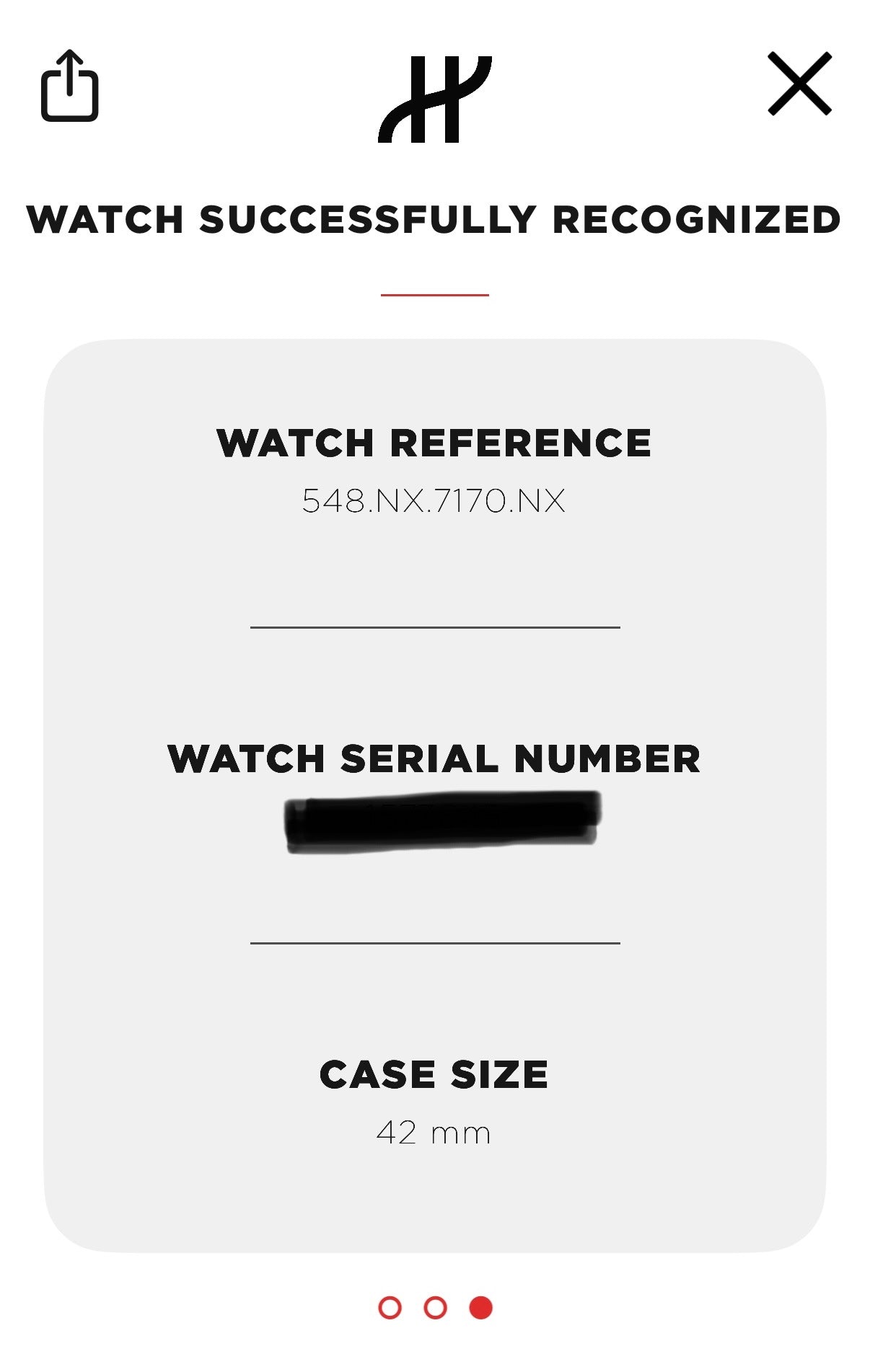 2023 Hublot Classic Fusion 42mm 548.NX.7170.NX Titanium Blue Dial - MyWatchLLC