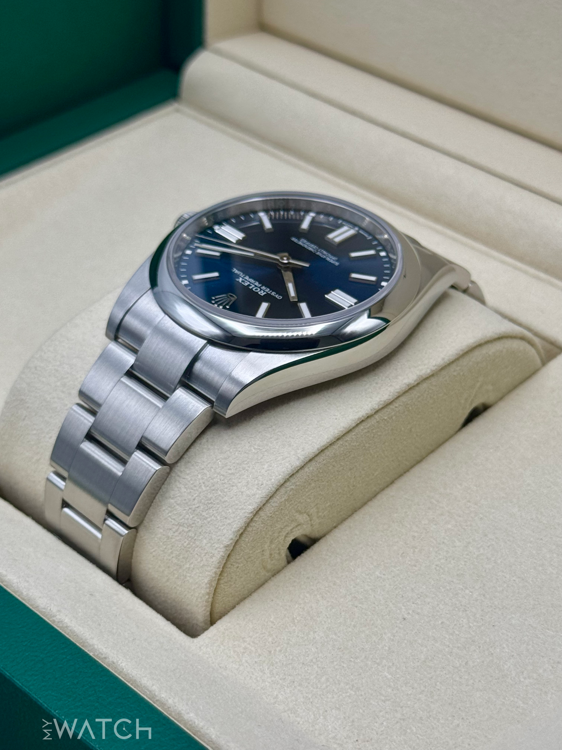 NEW 2025 Rolex Oyster Perpetual 41mm 124300 Blue Dial - MyWatchLLC