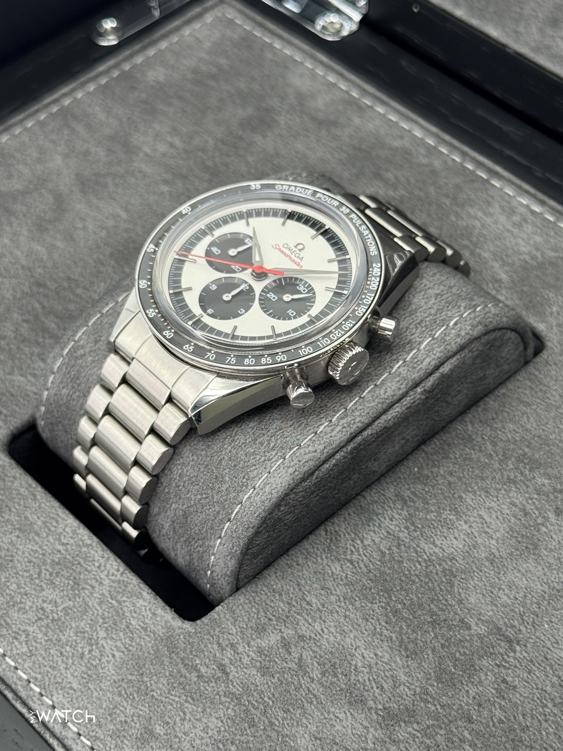 2018 Omega Speedmaster Moonwatch 311.32.40.30.02.001 39mm Silver Dial - MyWatchLLC