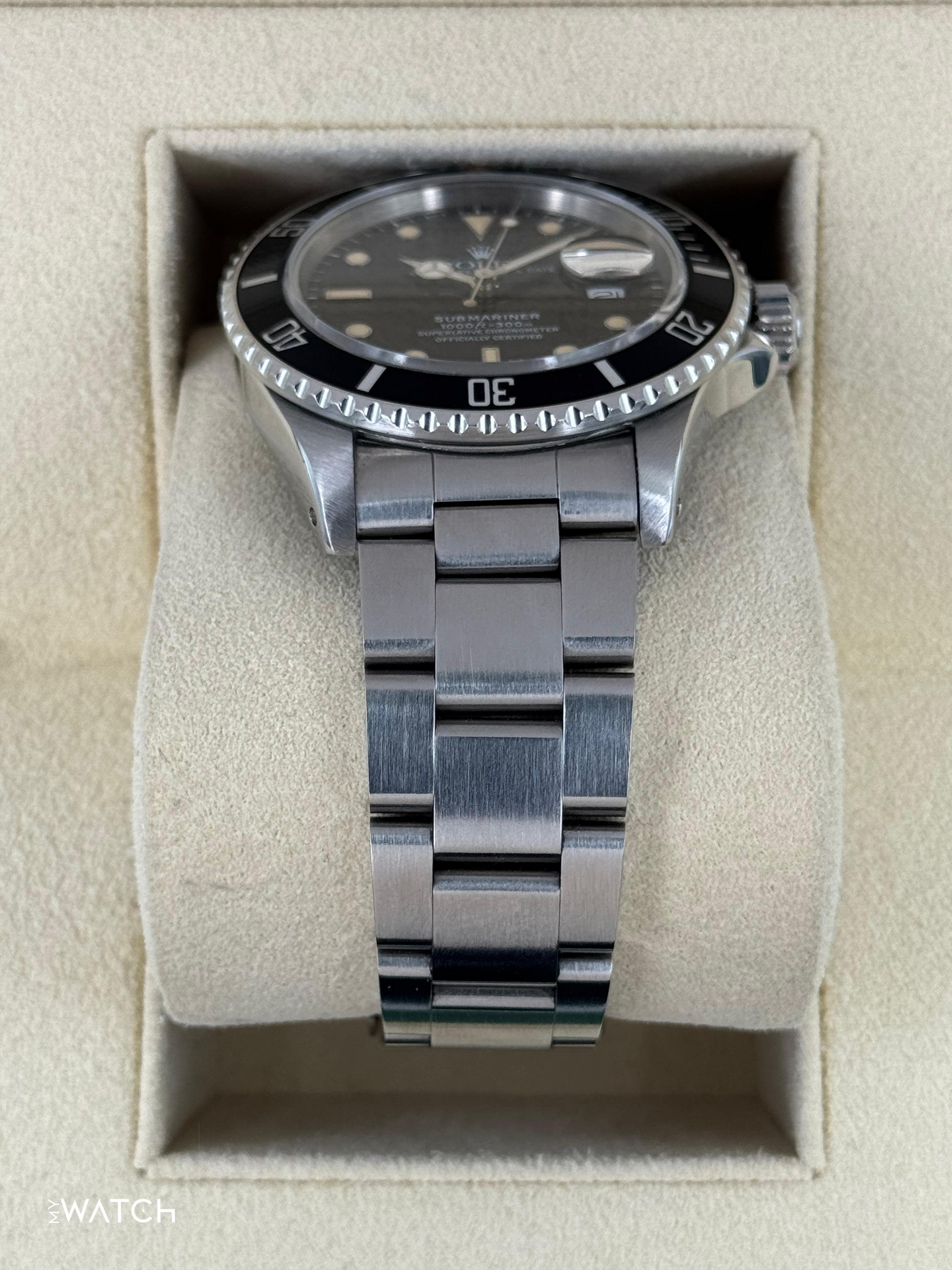 1982 Rolex Submariner 40mm 16800 Stainless Steel Black Dial - MyWatchLLC