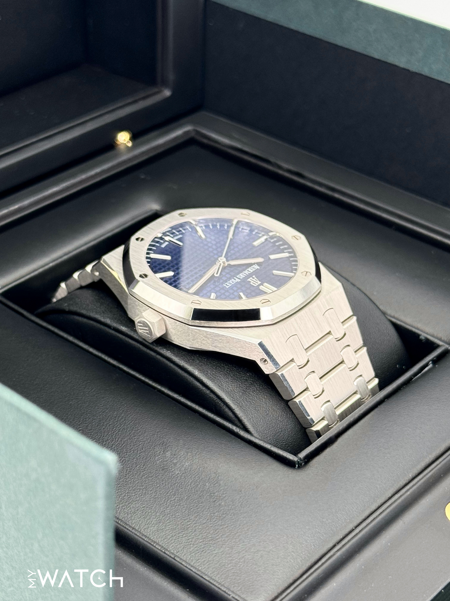 NEW 2021 Audemars Piguet  Royal Oak  41mm 15503BC Blue Dial - MyWatchLLC