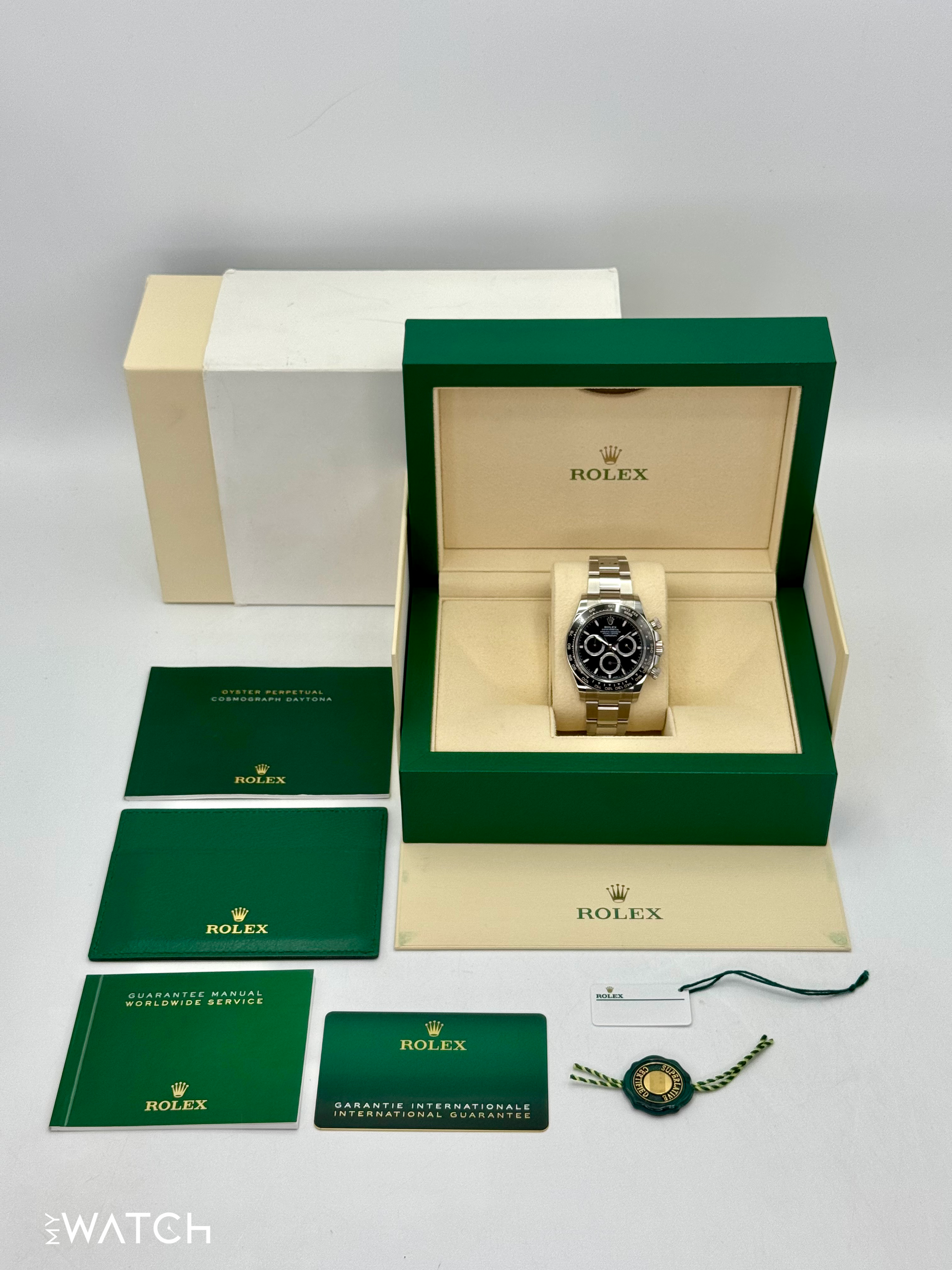 NEW 2024 Rolex Daytona 40mm 126500LN Stainless Steel Black Dial - MyWatchLLC