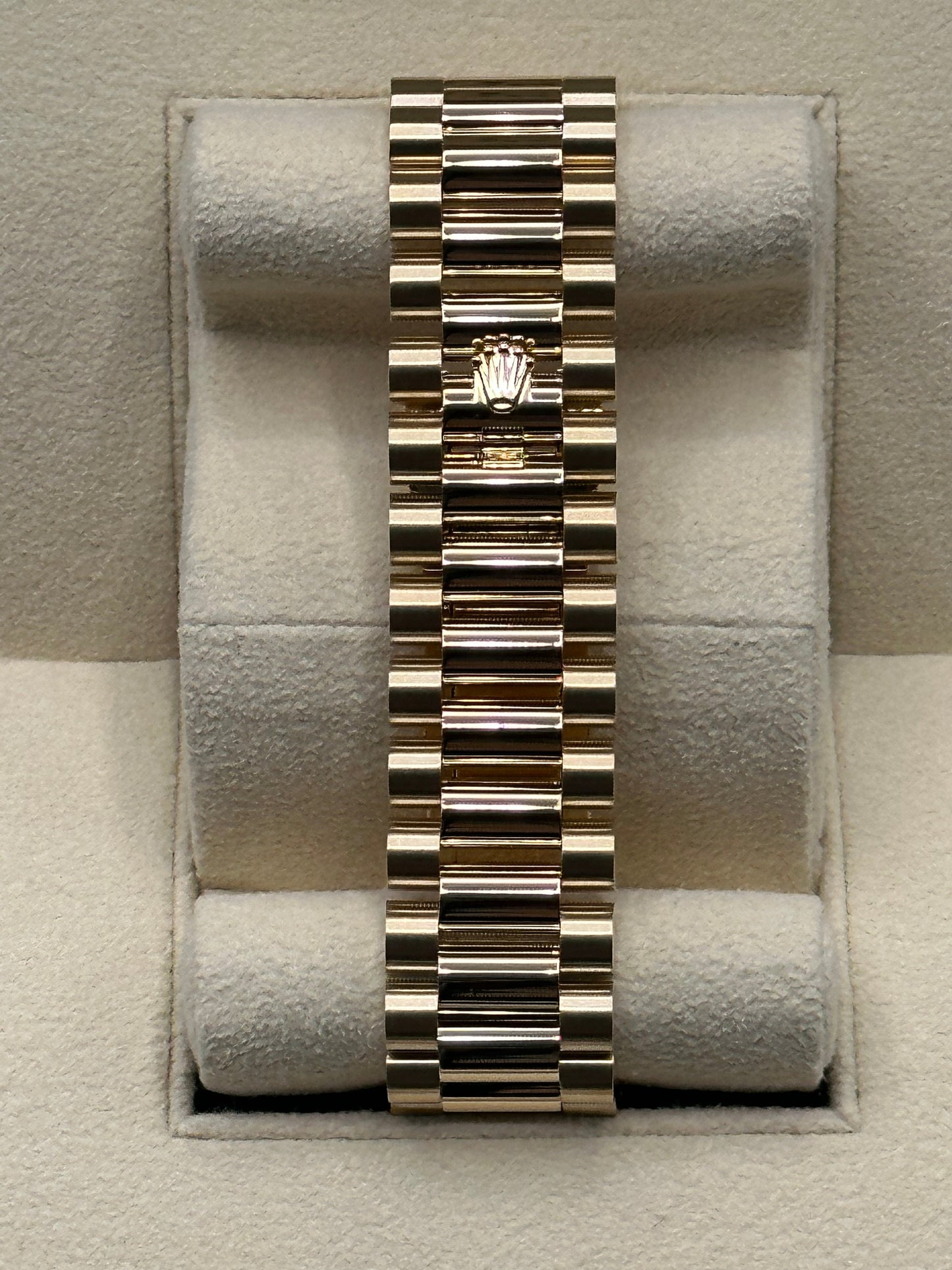 2019 Rolex Day-Date 40mm 228238 YG Champagne Roman Numeral Dial - MyWatchLLC