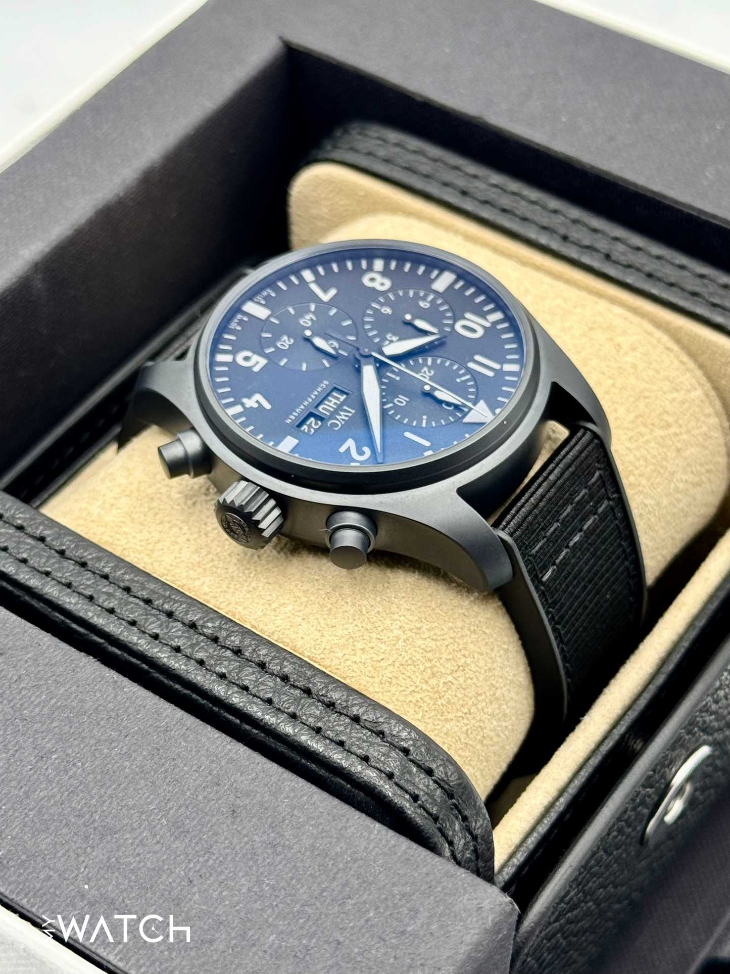 NEW 2025 IWC Pilot Chronograph Top Gun 41mm IW388106 Ceramic - MyWatchLLC