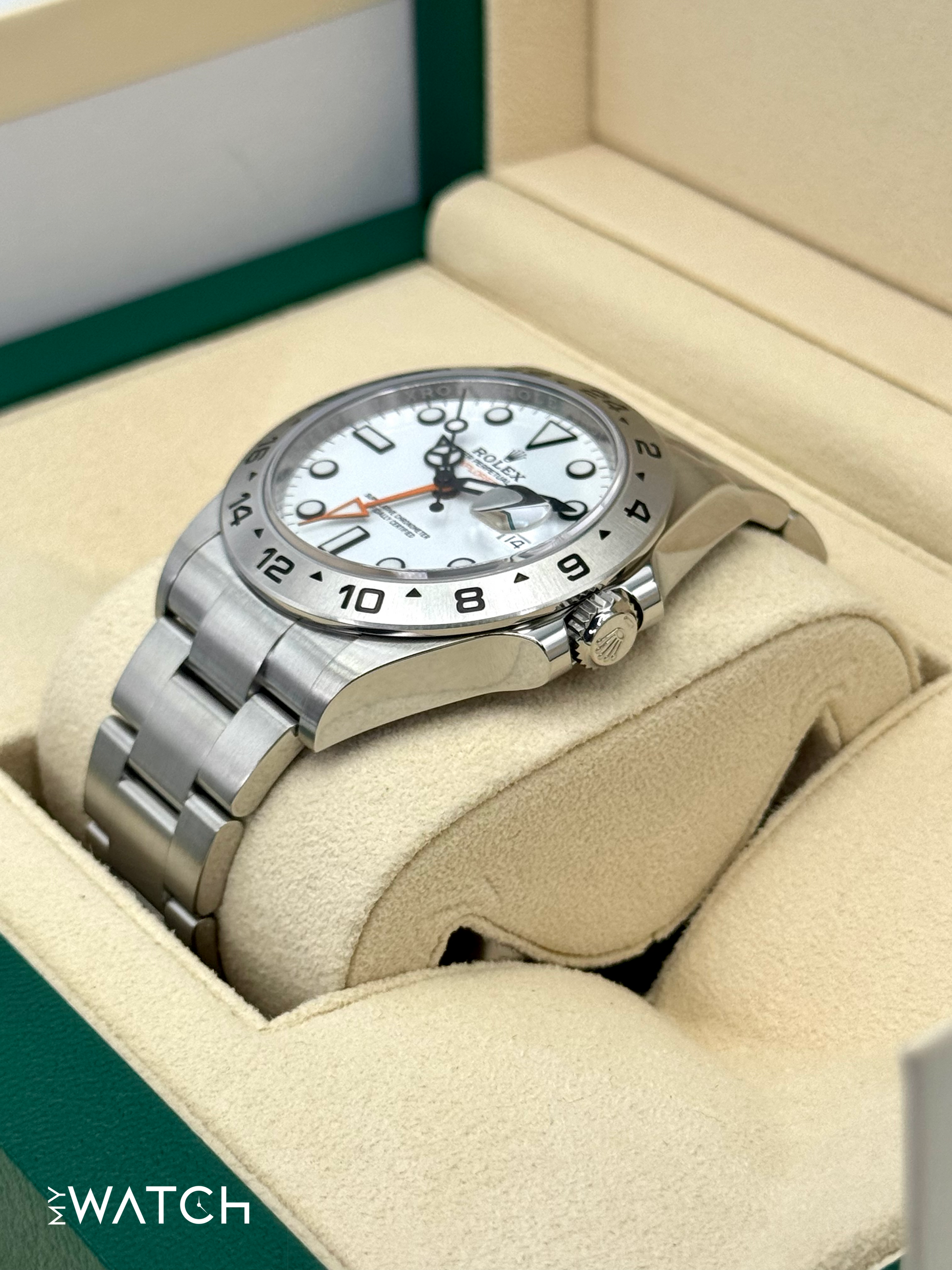 2023 Rolex Explorer II 42mm 226570 Polar White Dial - MyWatchLLC
