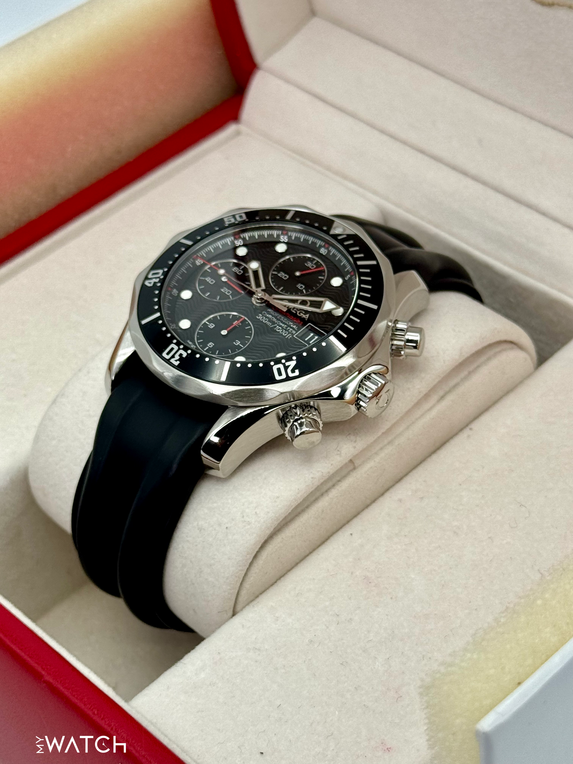 2011 Omega Seamaster Diver 41.5mm 213.30.42.40.01.001 Black Dial - MyWatchLLC