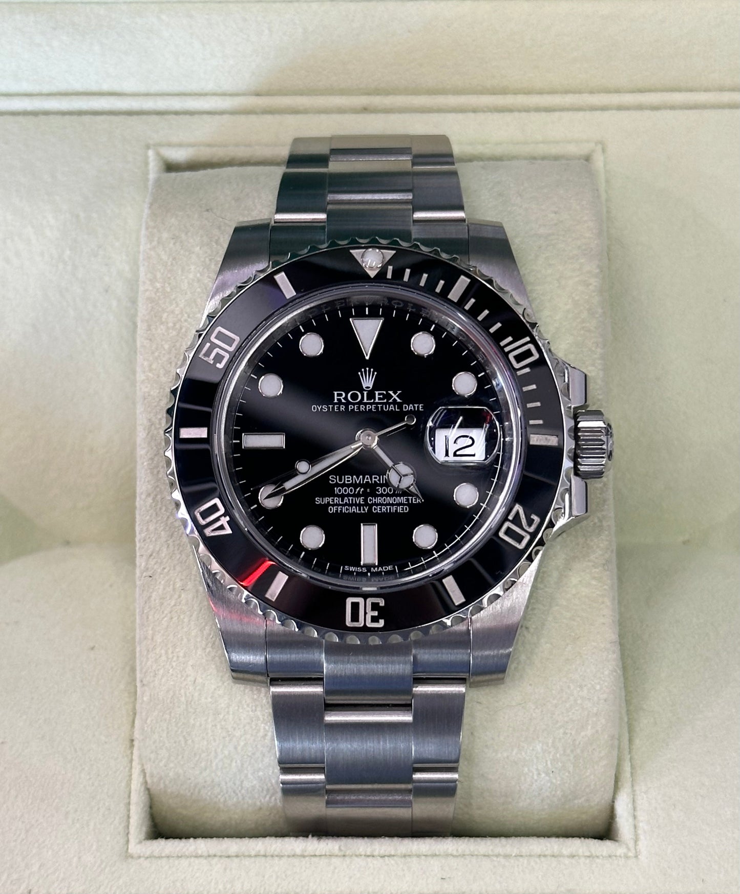 2013 Rolex Submariner 116610 Black Dial Oyster - MyWatchLLC