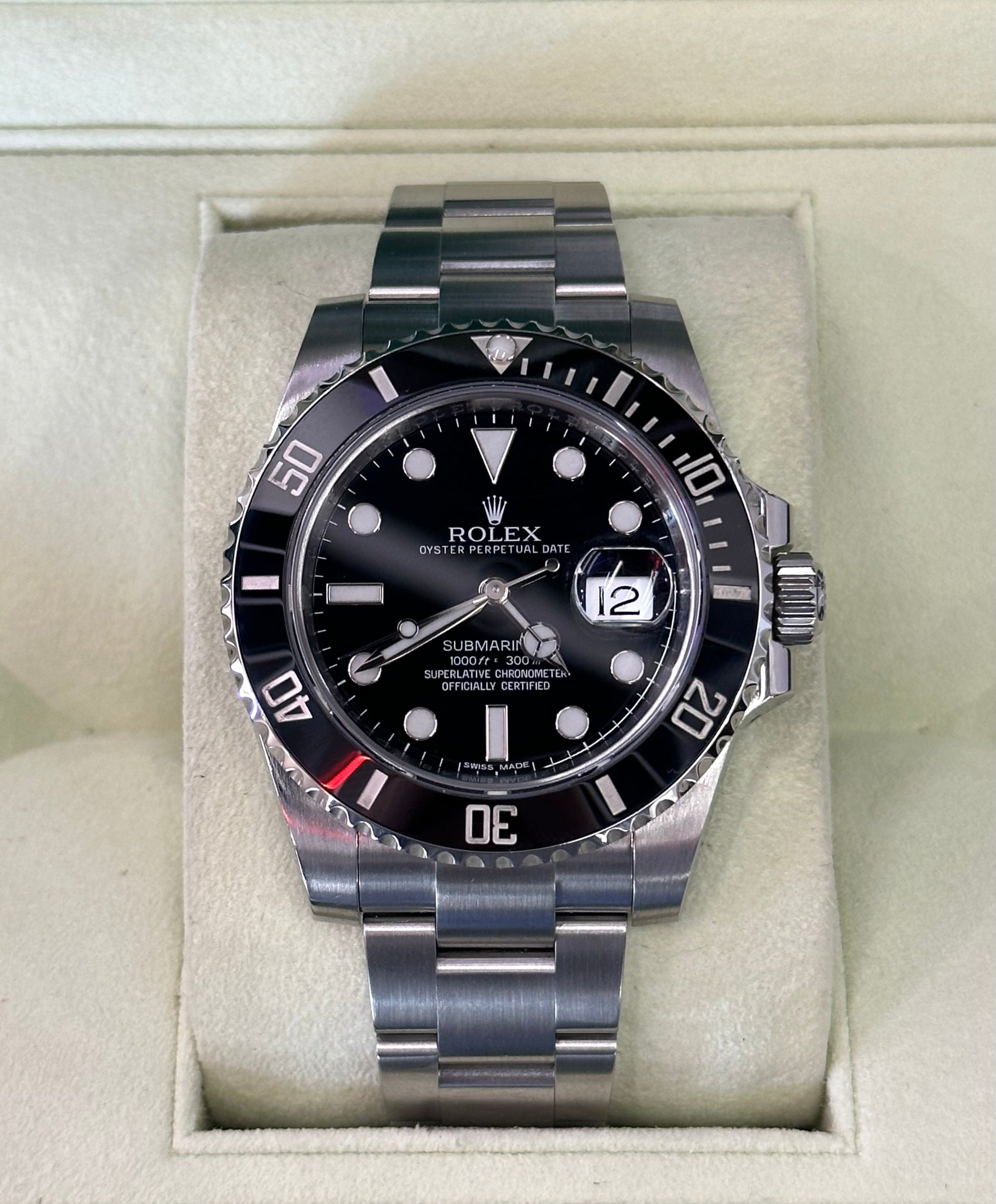 2013 Rolex Submariner 116610 Black Dial Oyster - MyWatchLLC