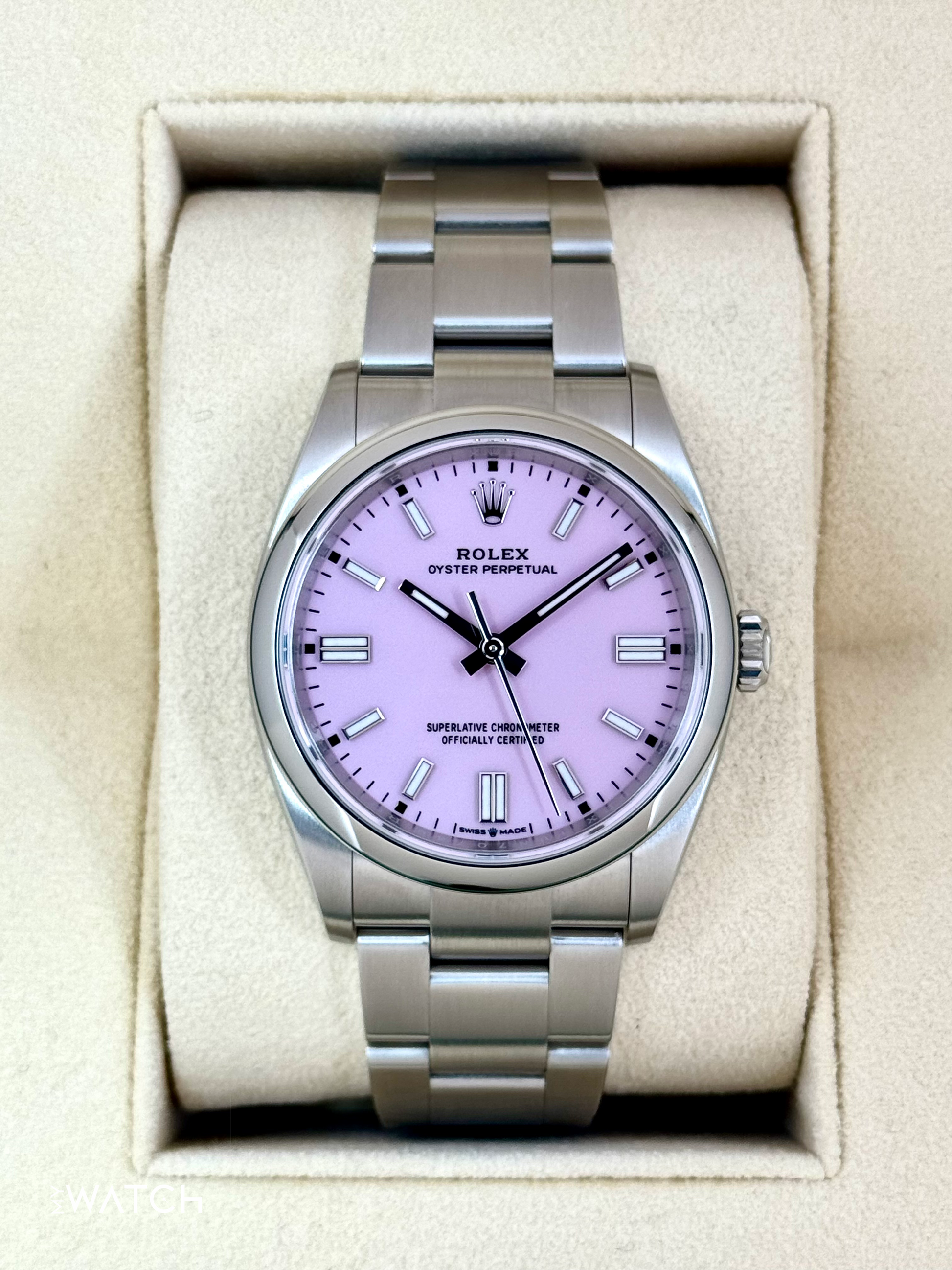 2024 Rolex Oyster Perpetual 36mm 126000 Candy Pink Dial - MyWatchLLC