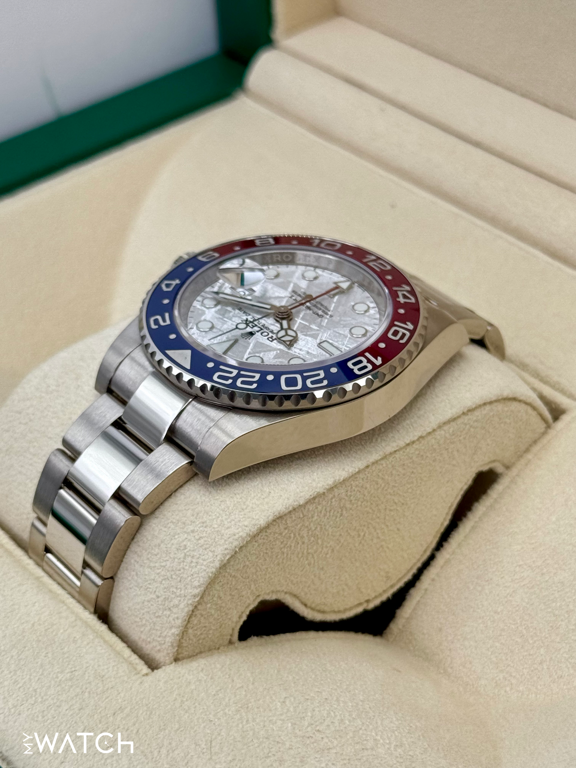 2022 Rolex GMT-Master II "Pepsi" 40mm 126719BLRO Meteorite Dial - MyWatchLLC