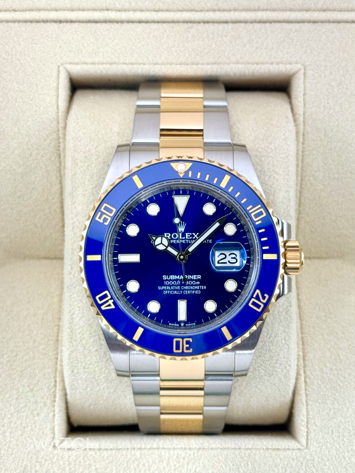 2021 Rolex Submariner "Bluesy" 41mm 126613LB Two-Tone Blue Dial - MyWatchLLC