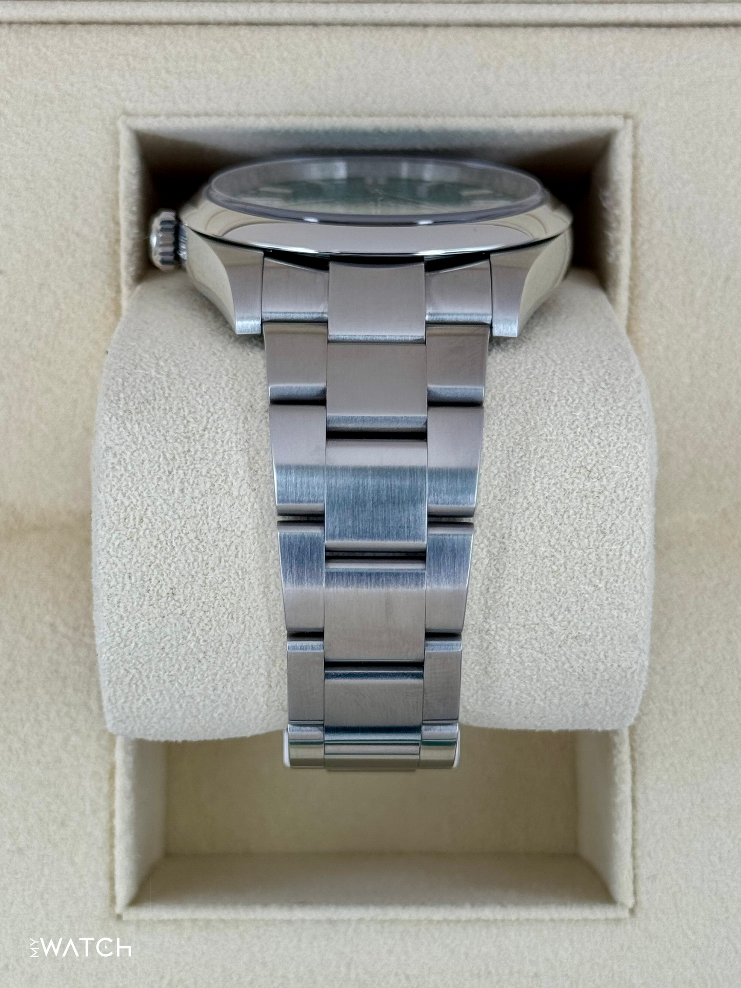 2023 Rolex Oyster Perpetual 41mm 124300 Green Dial - MyWatchLLC