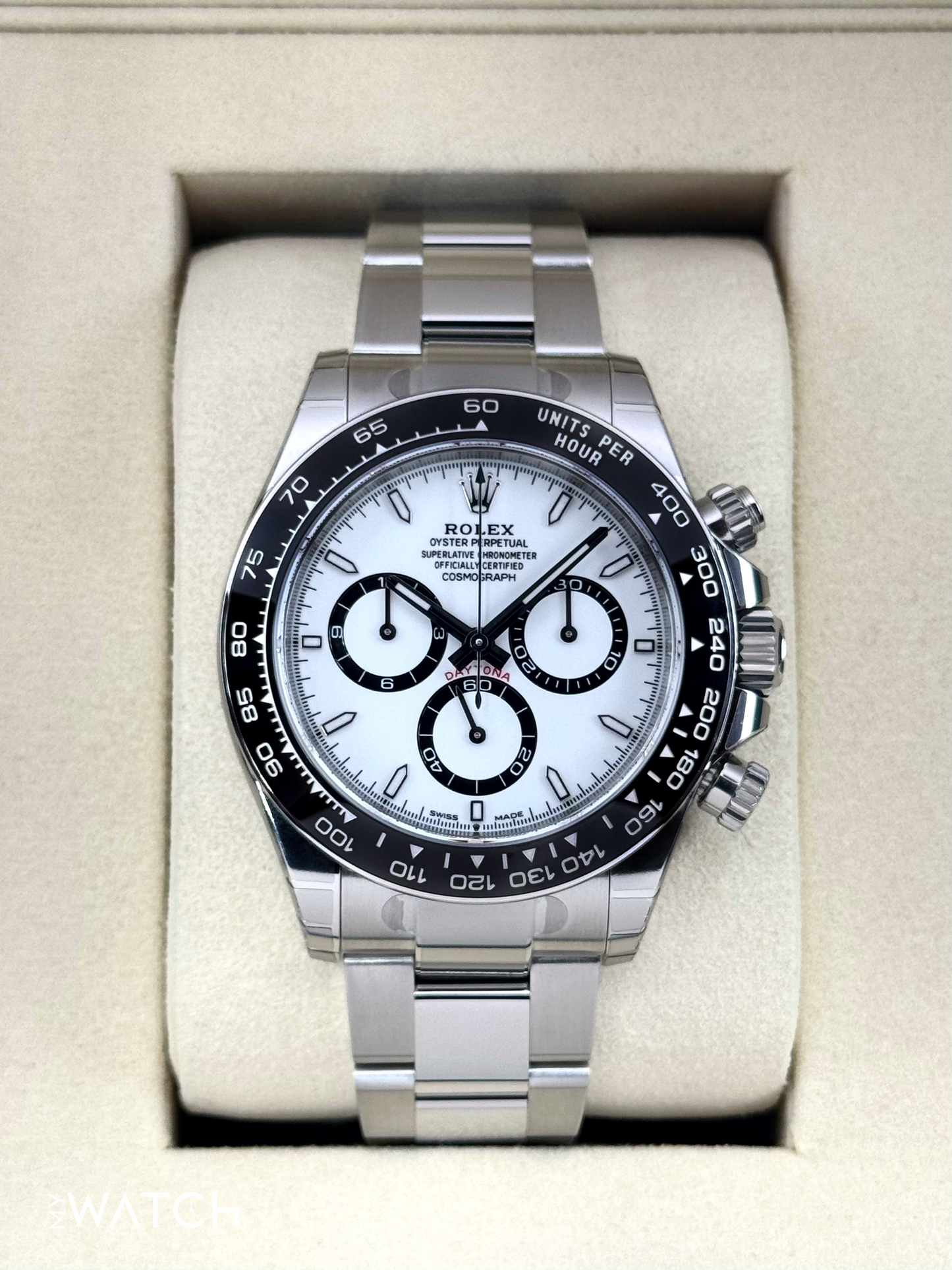 NEW 2025 Rolex Daytona 40mm 126500LN Stainless Steel Panda Dial (STICKERED) - MyWatchLLC
