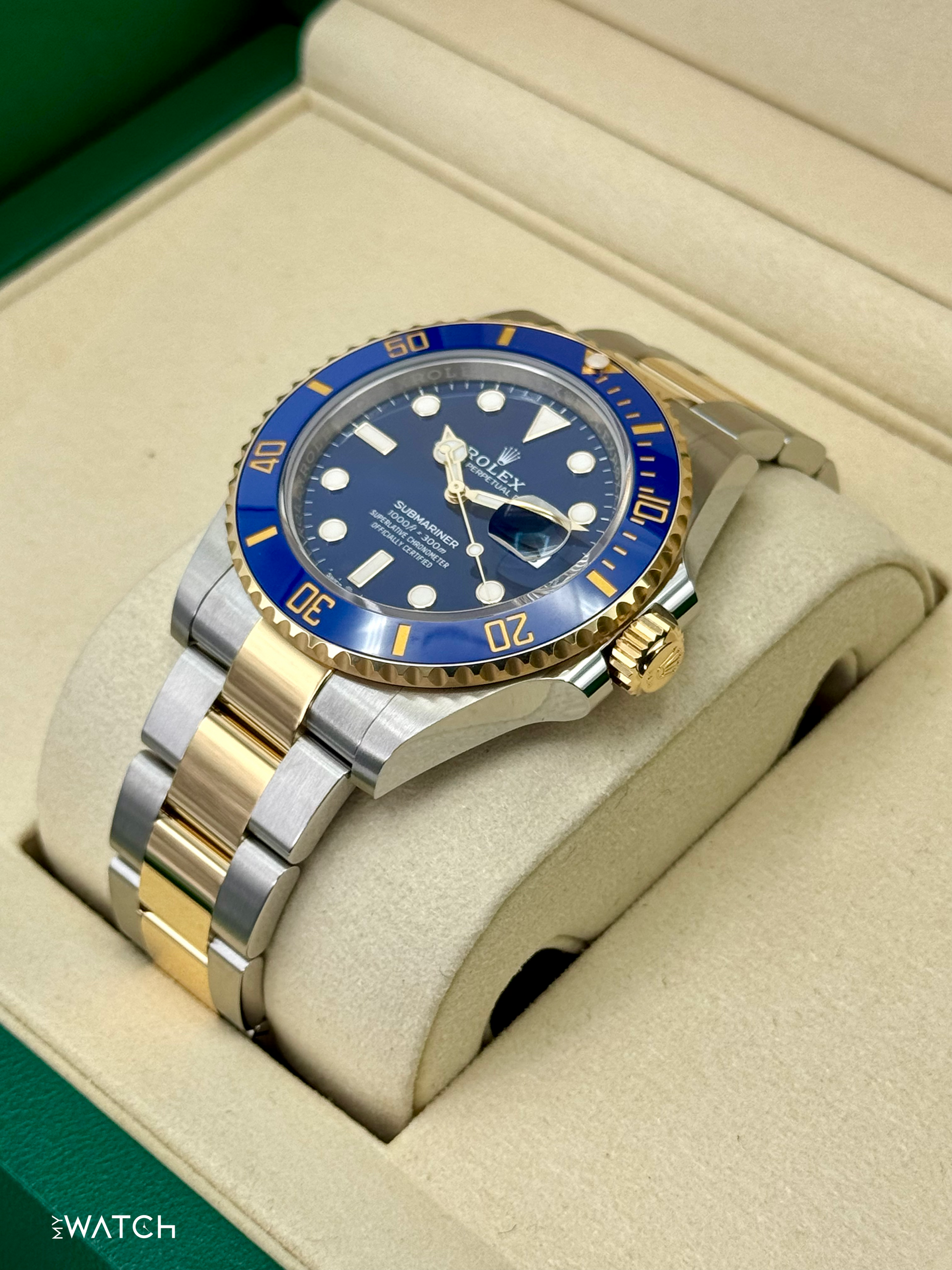 NEW 2025 Rolex Submariner "Bluesy" 41mm 126613LB Two-Tone Blue Dial - MyWatchLLC
