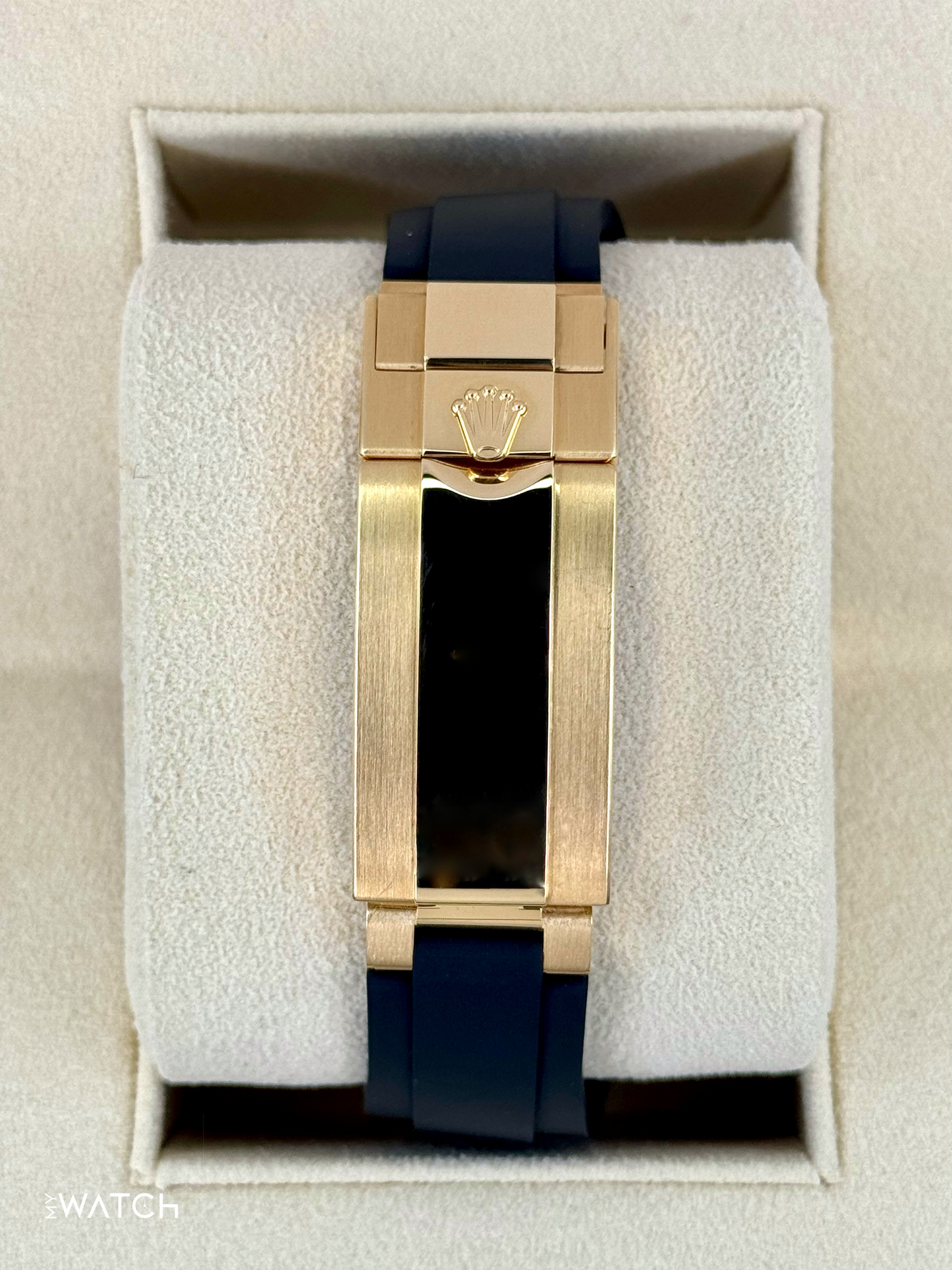 2023 Rolex Yacht-Master 42mm 226658 Gold Oysterflex Black Dial - MyWatchLLC