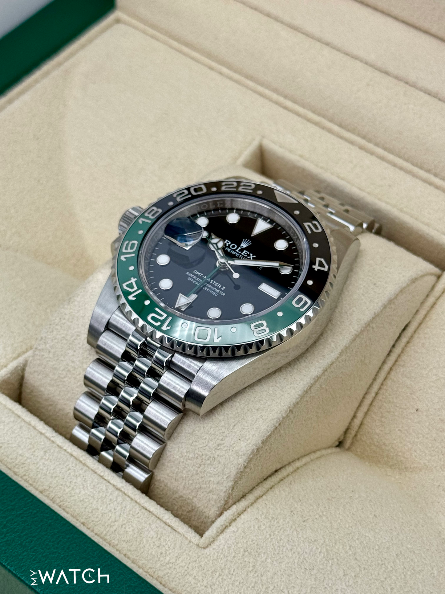 2024 Rolex GMT-Master II "Sprite" 40mm 126720VTNR Jubilee - MyWatchLLC