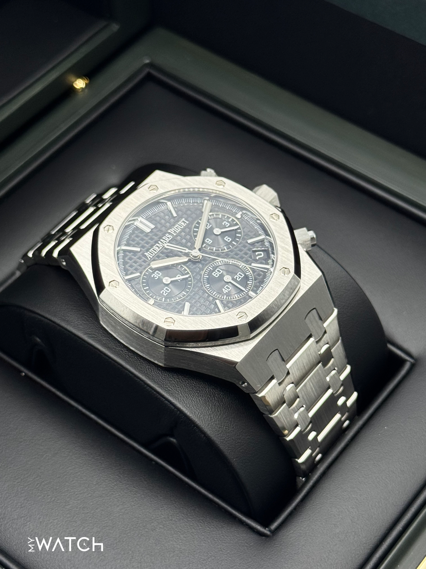 2023 Audemars Piguet Royal Oak Chronograph 41mm 26240ST Black Dial - MyWatchLLC
