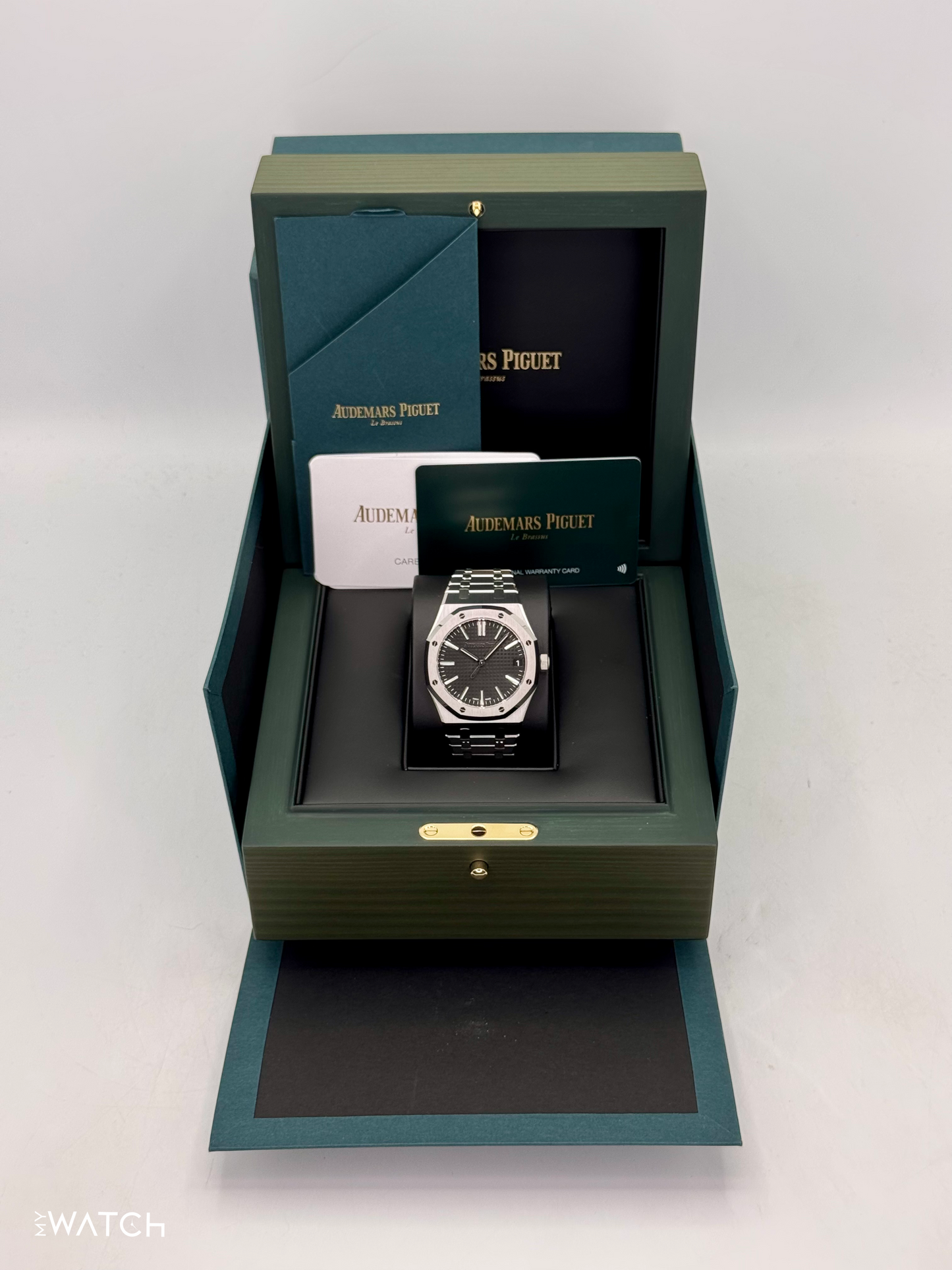 2025 Audemars Piguet  Royal Oak  41mm 15510ST Stainless Steel Black Dial - MyWatchLLC