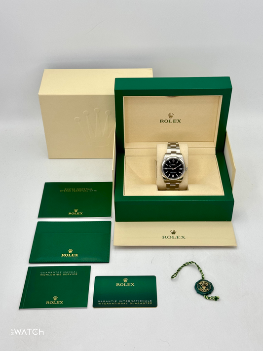 NEW 2025 Rolex Oyster Perpetual 41mm 124300 Black Dial - MyWatchLLC