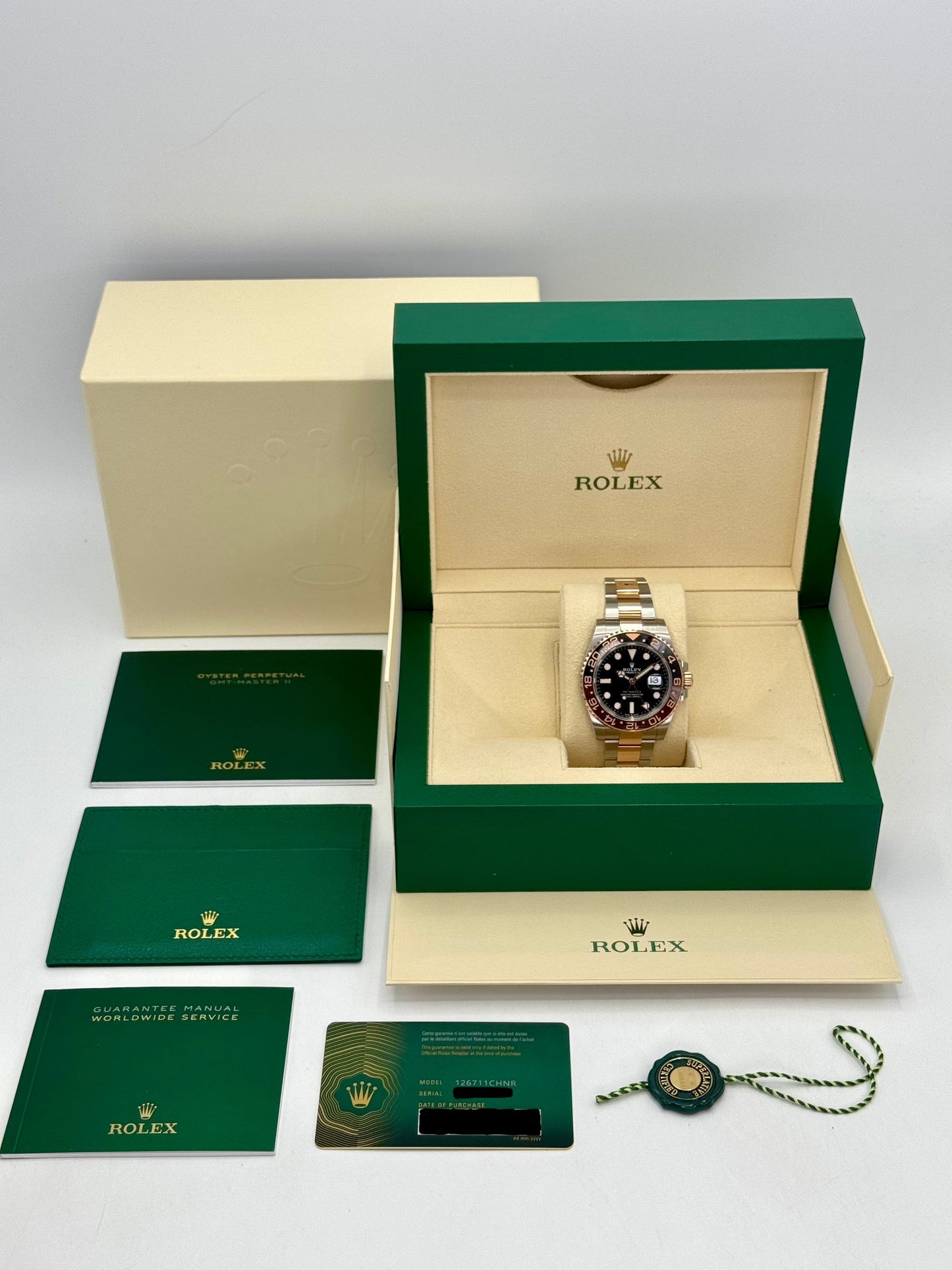 NEW 2024 Rolex GMT-Master II "Rootbeer" 40mm 126711CHNR Two-Tone - MyWatchLLC
