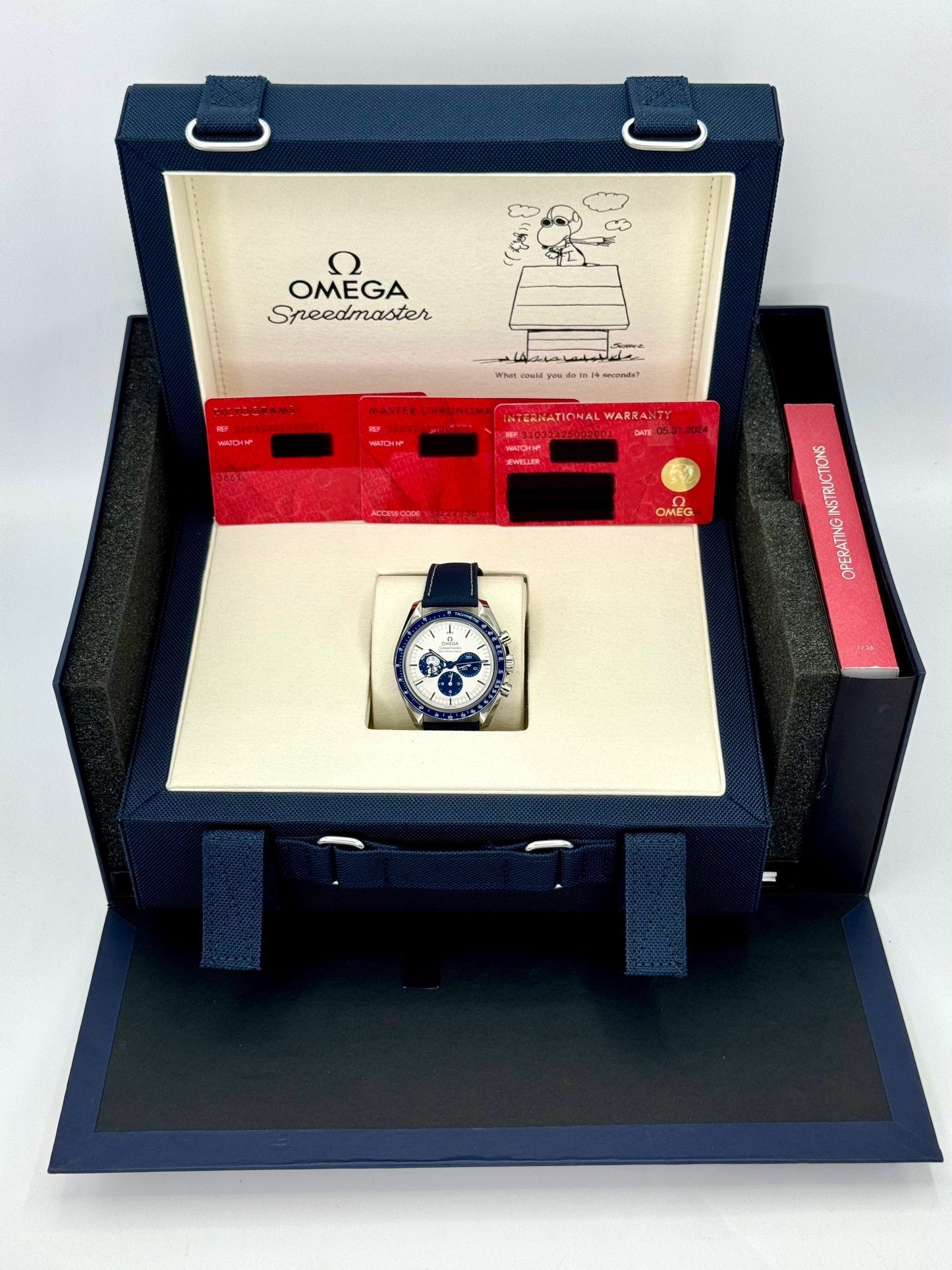 NEW 2024 Omega Speedmaster Silver Snoopy Award 310.32.42.50.02.001 - MyWatchLLC