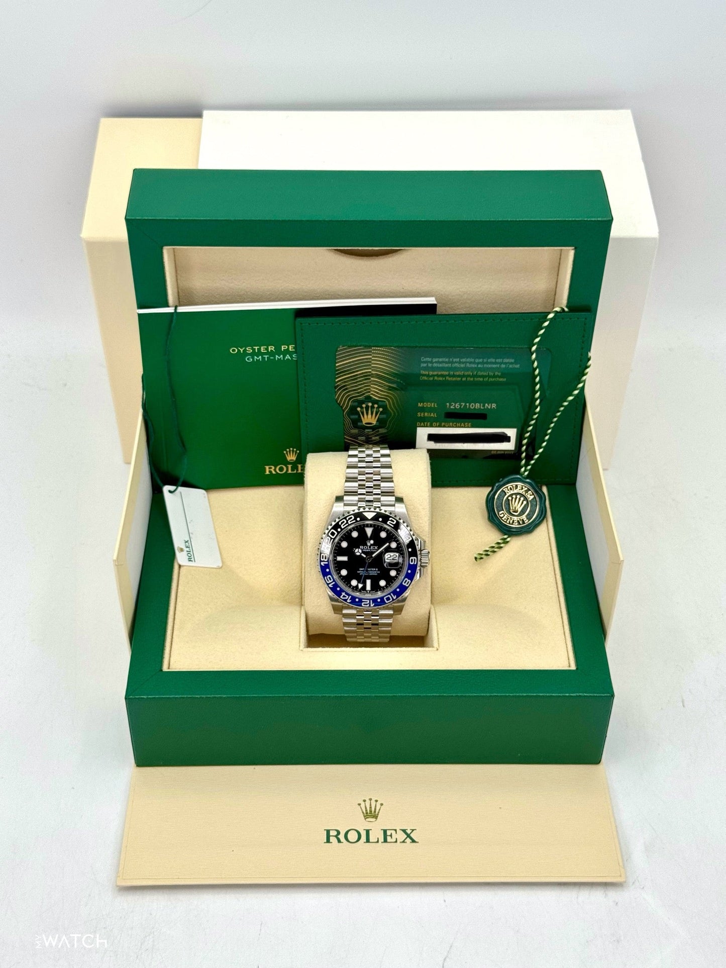 2025 Rolex GMT-Master II "Batgirl" 40mm 126710BLNR Jubilee - MyWatchLLC