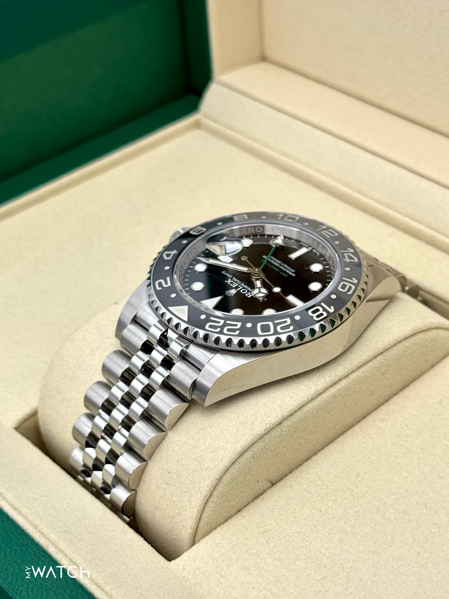 NEW 2025 Rolex GMT-Master II "Bruce Wayne" 40mm 126710GRNR Jubilee (STICKERED) - MyWatchLLC