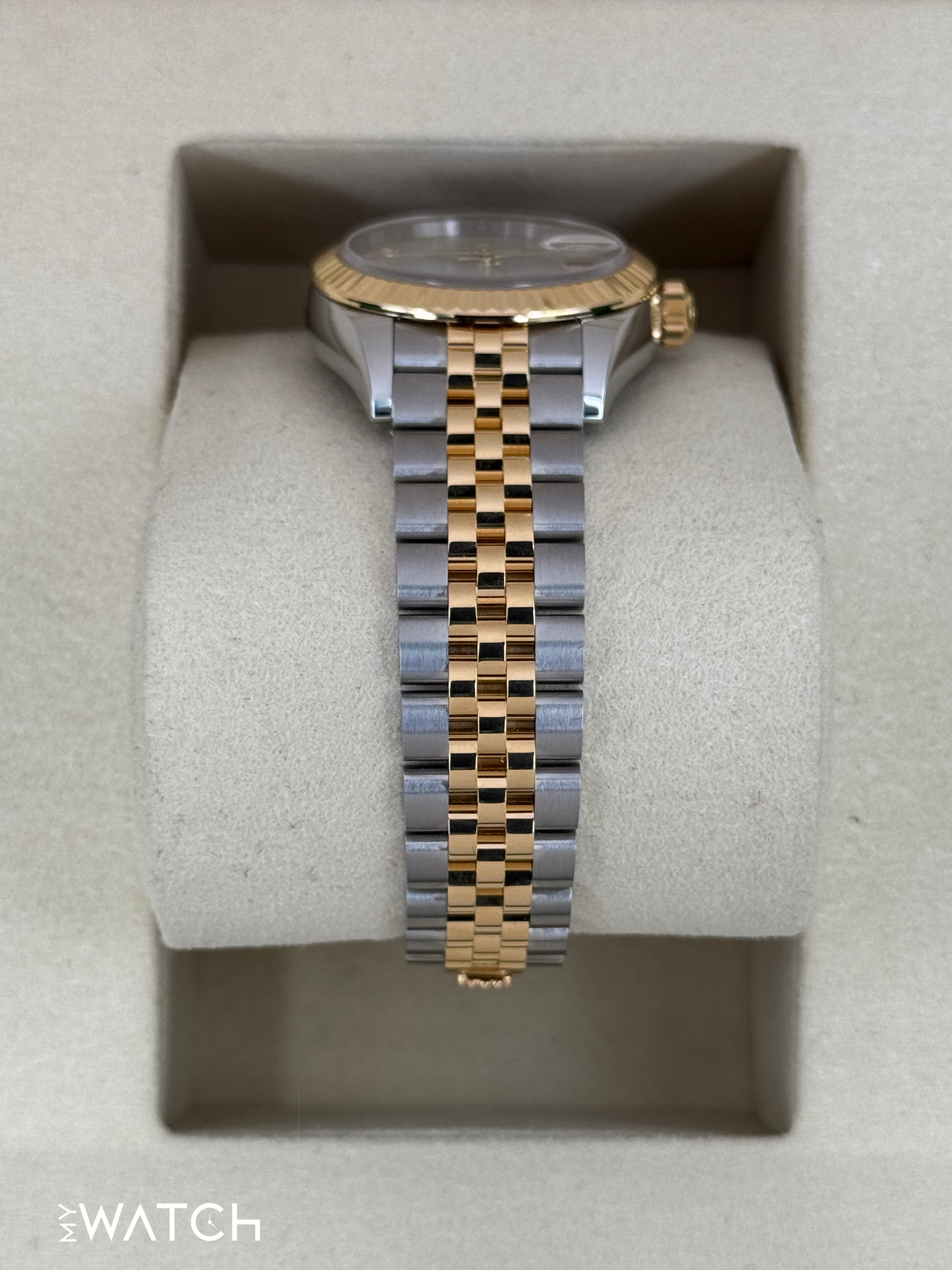 NEW 2025 Rolex Lady Datejust 28mm 279173 Jubilee MOP Diamond Dial - MyWatchLLC