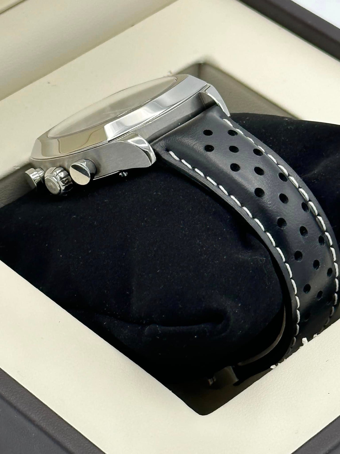 Tag Heuer Monza CR2110 Re-Edition Chronograph Black Dial - MyWatchLLC