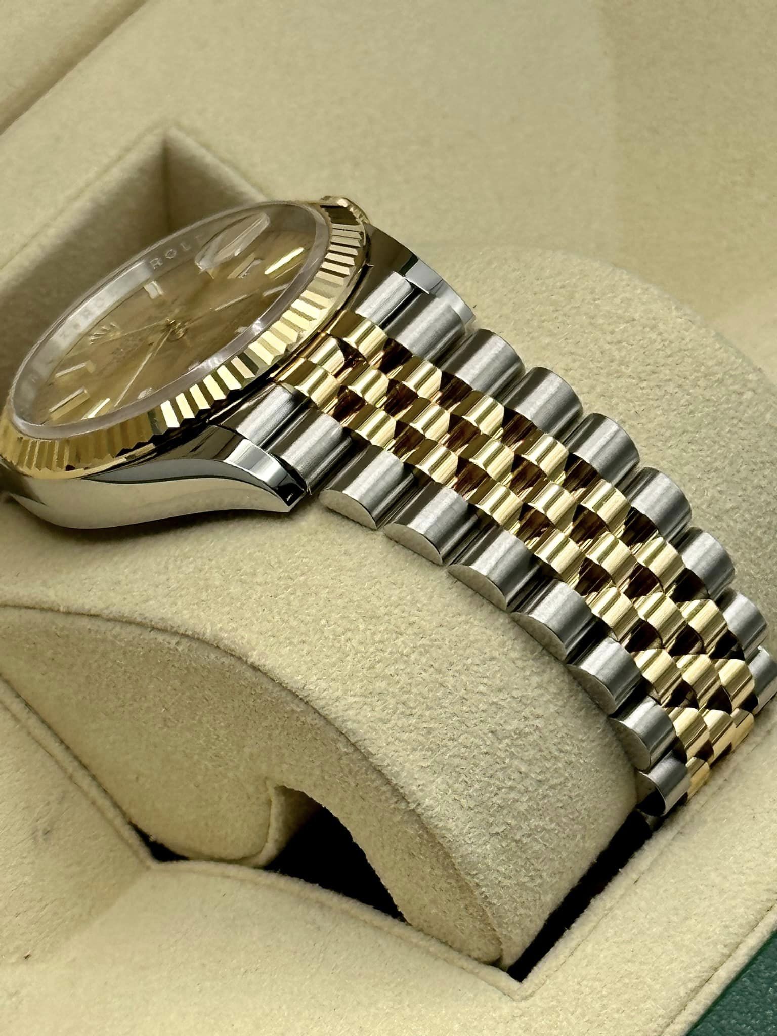 2022 Rolex Datejust 36mm 126233 Two-Tone Gold/SS Champaign Dial Jubilee - MyWatchLLC