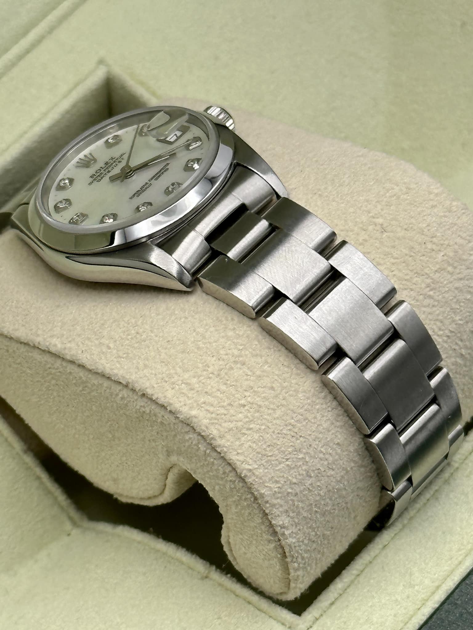 1998 Rolex Ladies Datejust 31mm 68240 Mother of Pearl Diamond Dial - MyWatchLLC