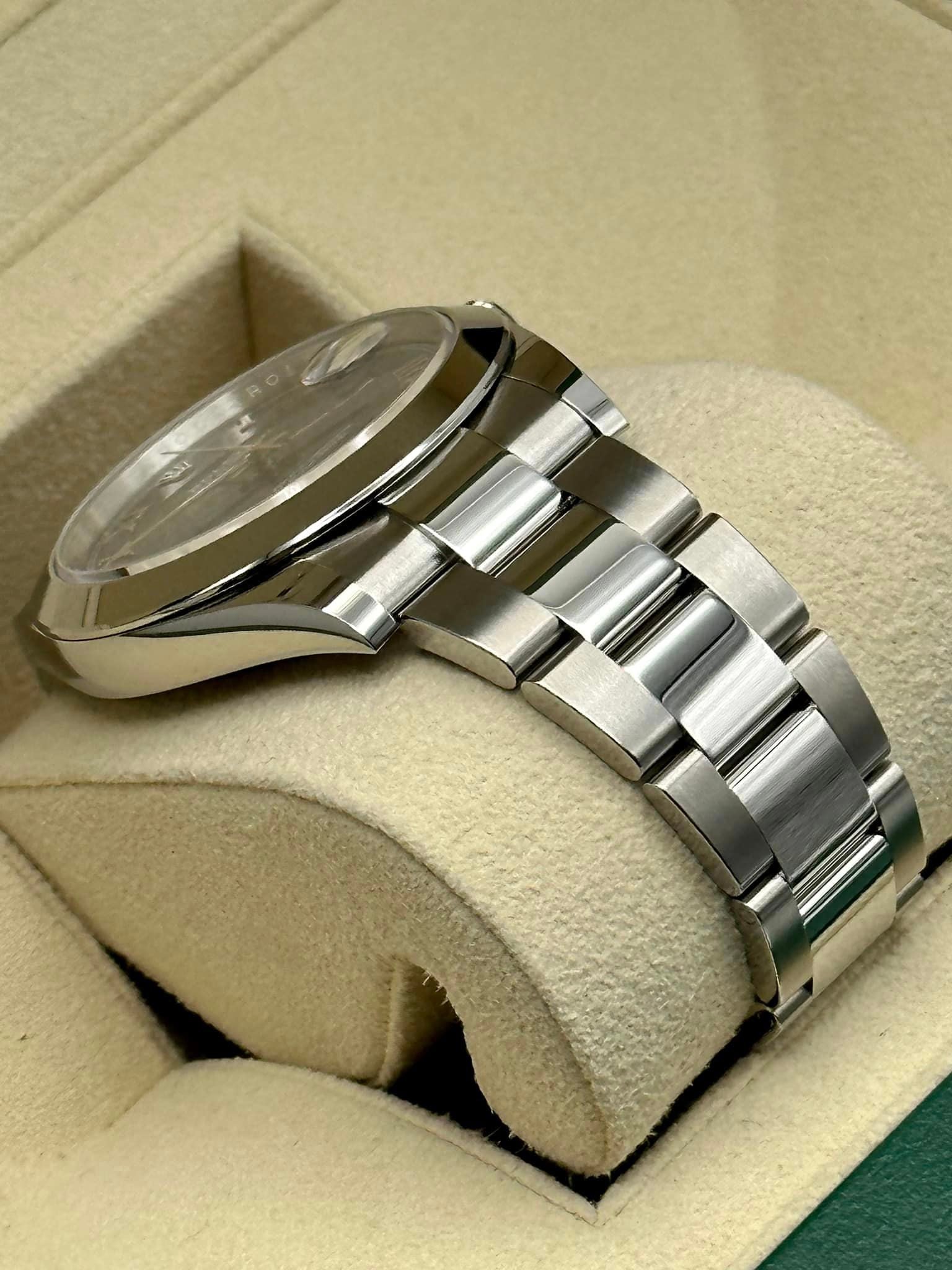 NEW Rolex 2023 Datejust 41mm 126300 Blue Roman Numeral Dial Oyster - MyWatchLLC