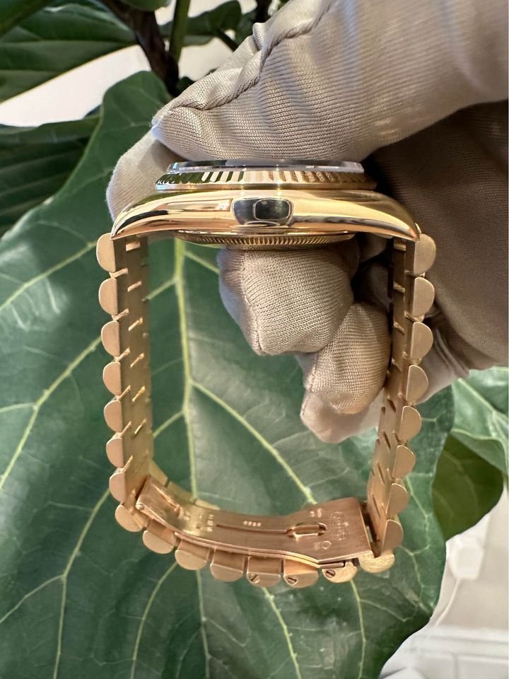 1995 Rolex Day-Date 36mm 18238 18ct Yellow Gold Rare Myriad Dial - MyWatchLLC