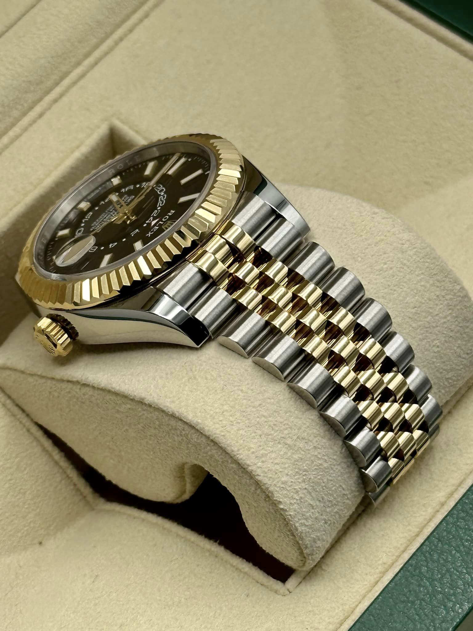 2021 Rolex Sky-Dweller 326933 Jubilee Black Dial - MyWatchLLC