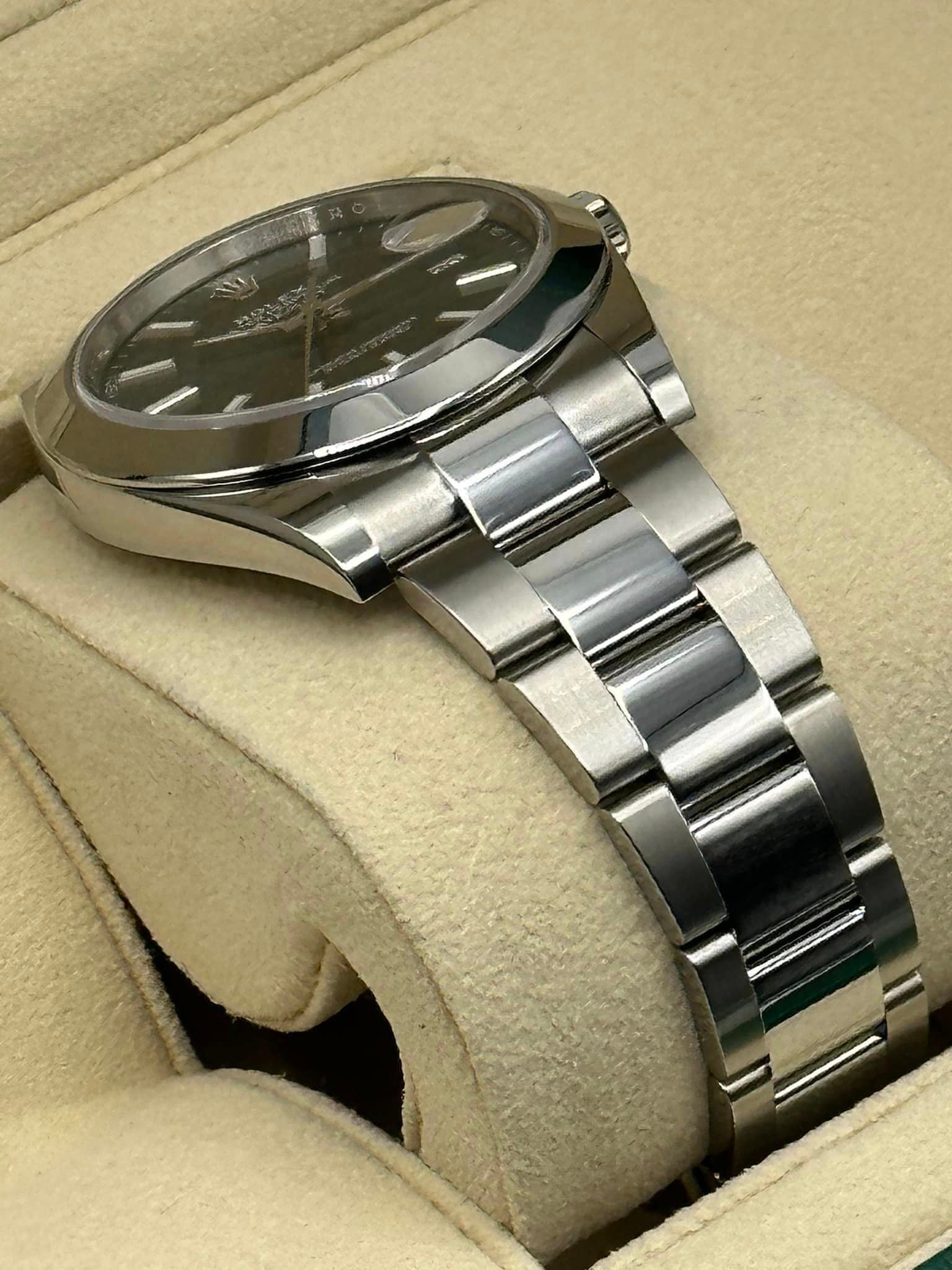 New 2023 Rolex Datejust 41mm 126300 Mint Green Dial Oyster - MyWatchLLC