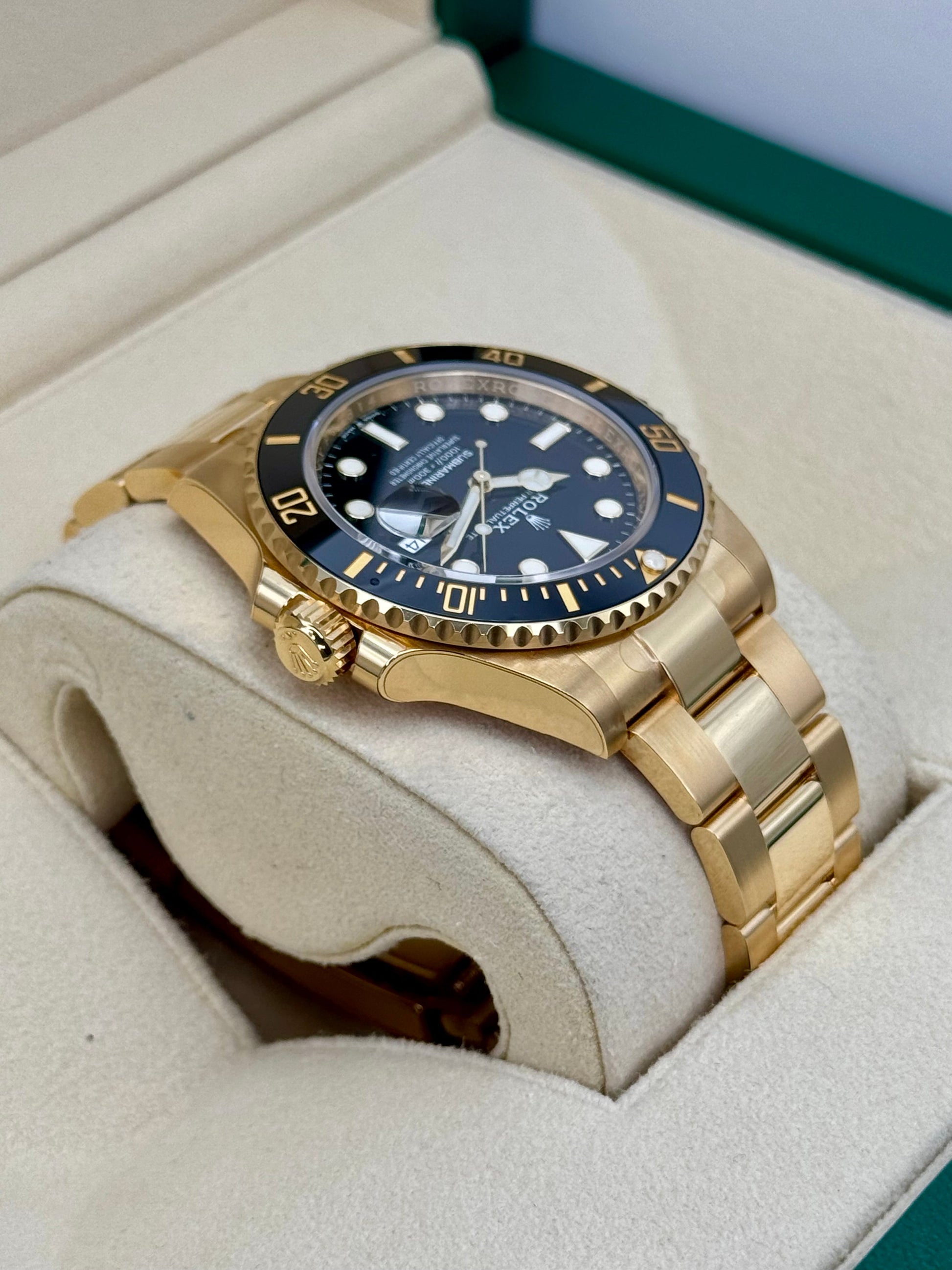 2021 Rolex Submariner 41mm 126618LN Yellow Gold Black Dial - MyWatchLLC