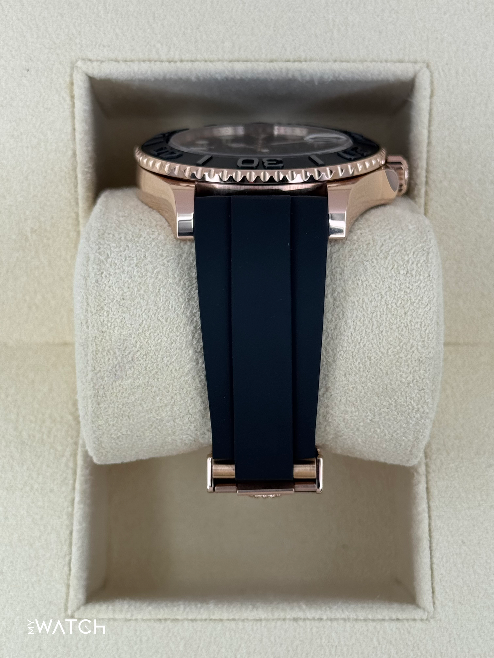 NEW 2025 Rolex Yacht-Master 37mm 268655 Rose Gold Black Dial - MyWatchLLC