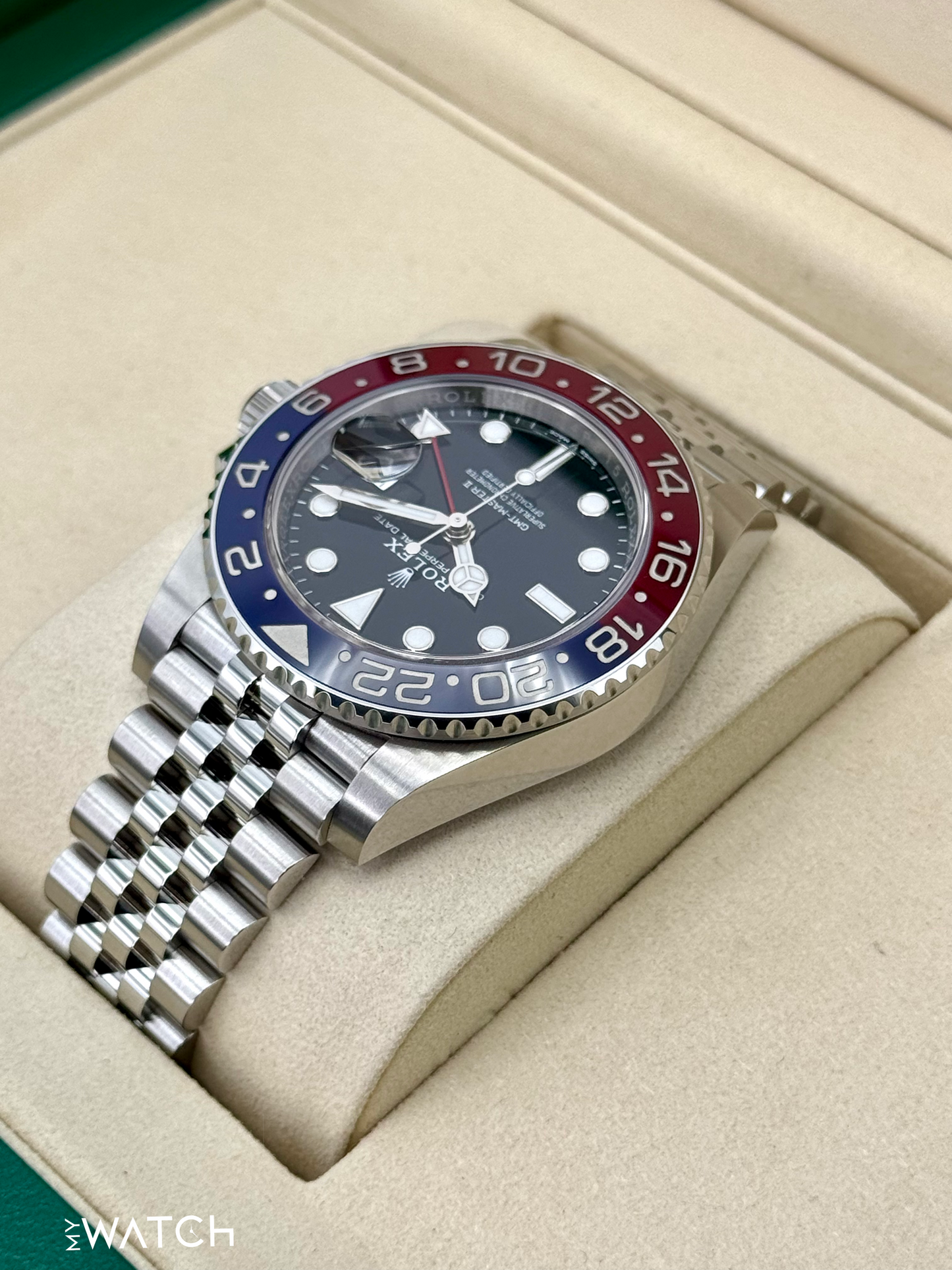 NEW 2025 Rolex GMT-Master II "Pepsi" 40mm 126710BLRO Jubilee - MyWatchLLC