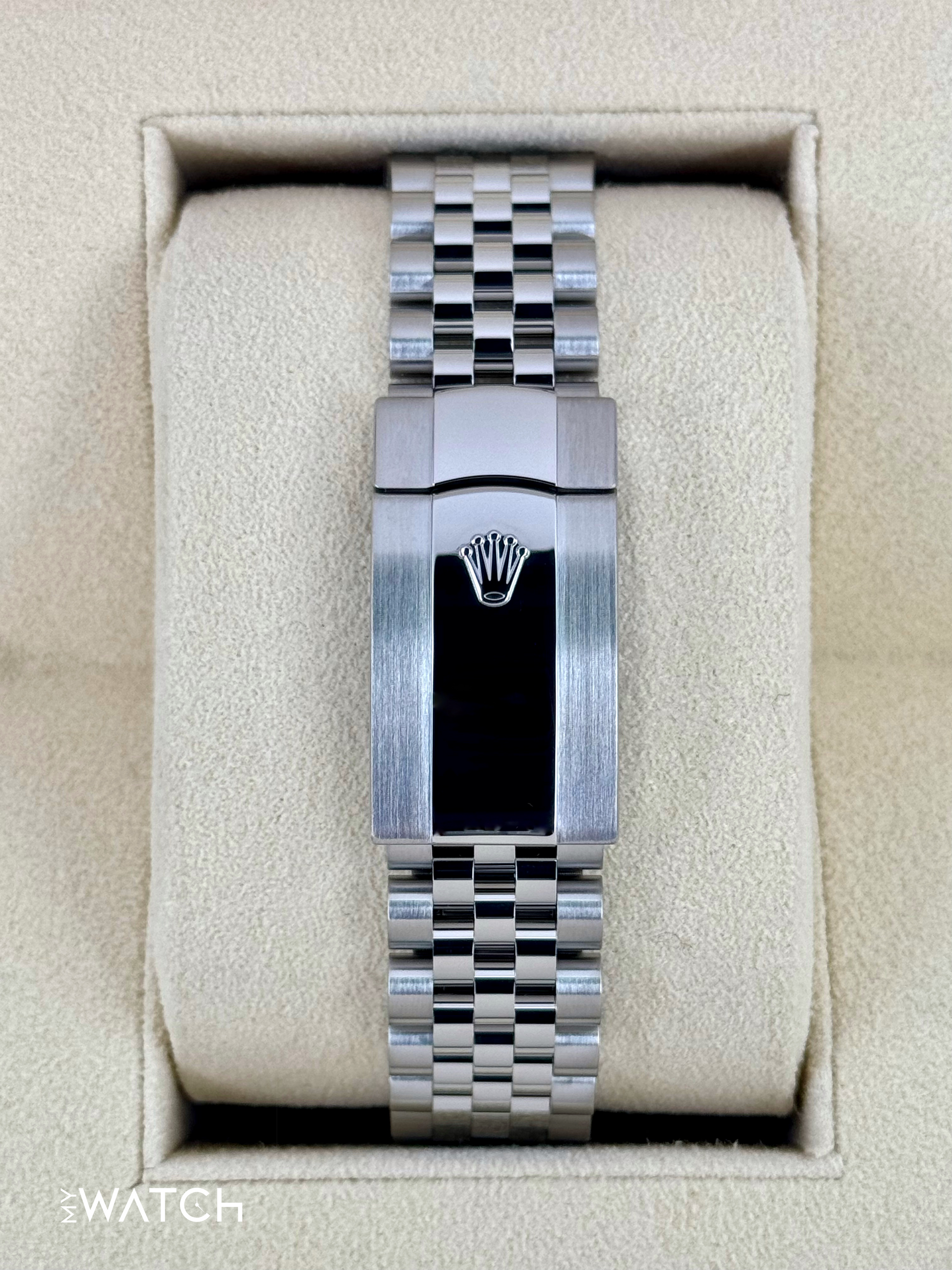 2021 Rolex Datejust 41mm 126334 Stainless Steel Jubilee White Dial - MyWatchLLC