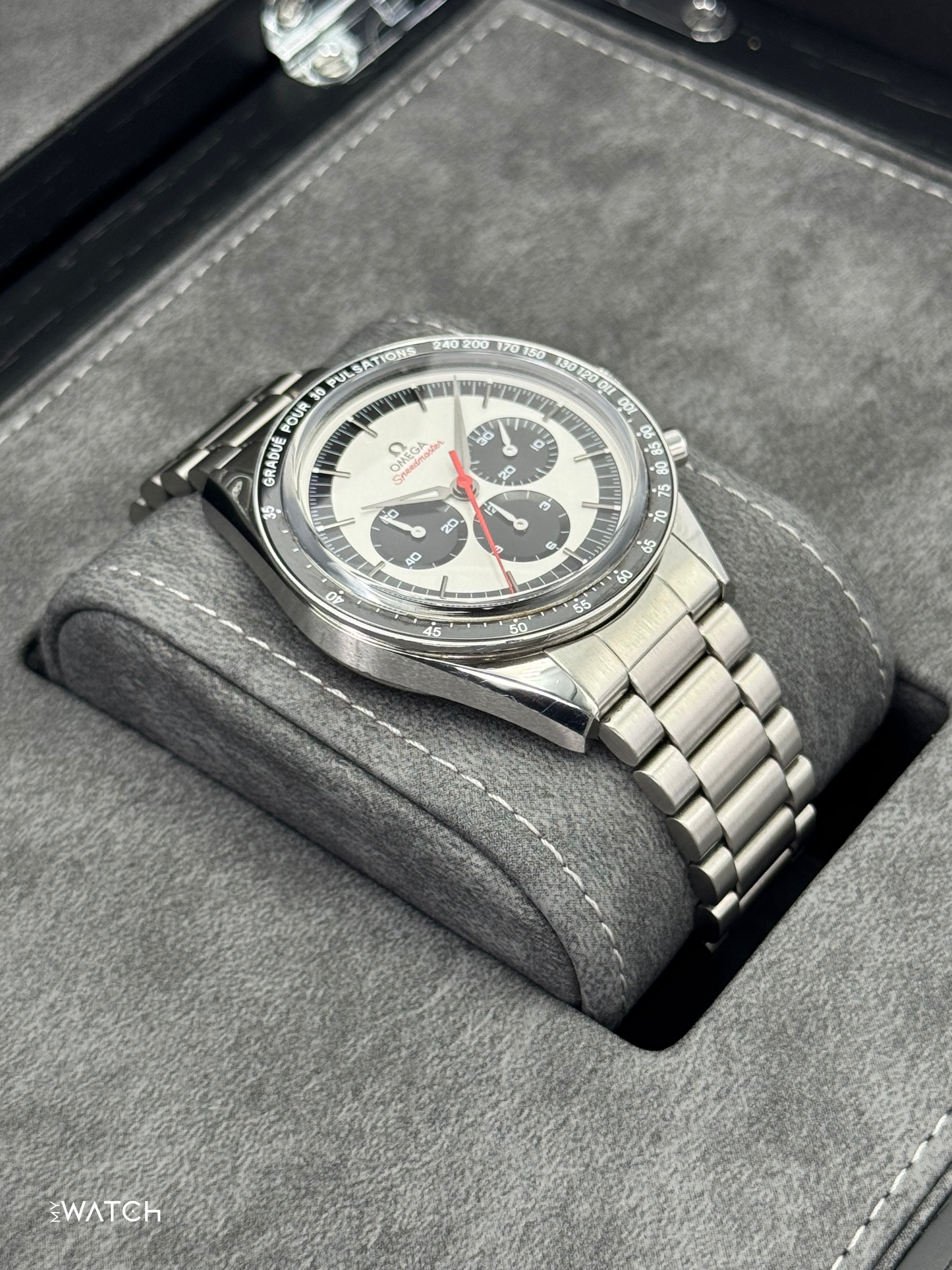 2018 Omega Speedmaster Moonwatch 311.32.40.30.02.001 39mm Silver Dial - MyWatchLLC