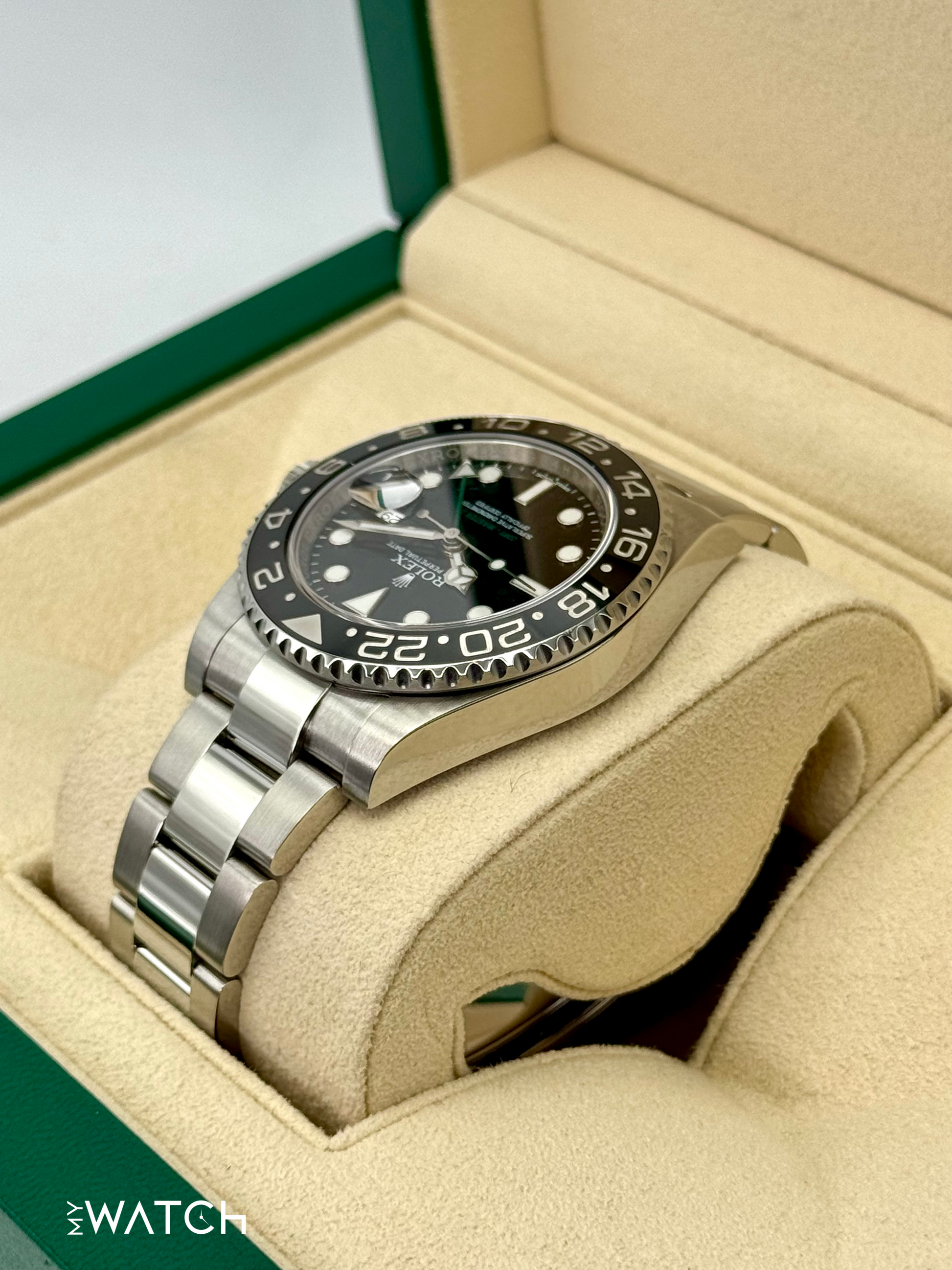 2014 Rolex GMT-Master II 40mm 116710LN Stainless Steel Black Dial - MyWatchLLC