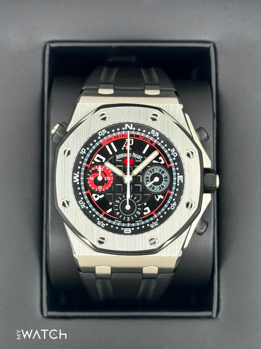 Audemars Piguet Royal Oak Offshore 44mm 26040ST Black Dial - MyWatchLLC