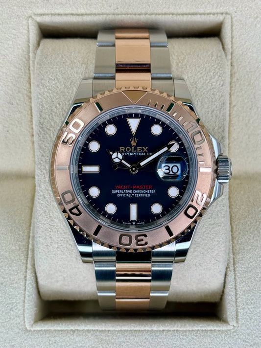 NEW 2021 Rolex Yacht-Master 40mm 126621 Two-Tone Black Dial - MyWatchLLC