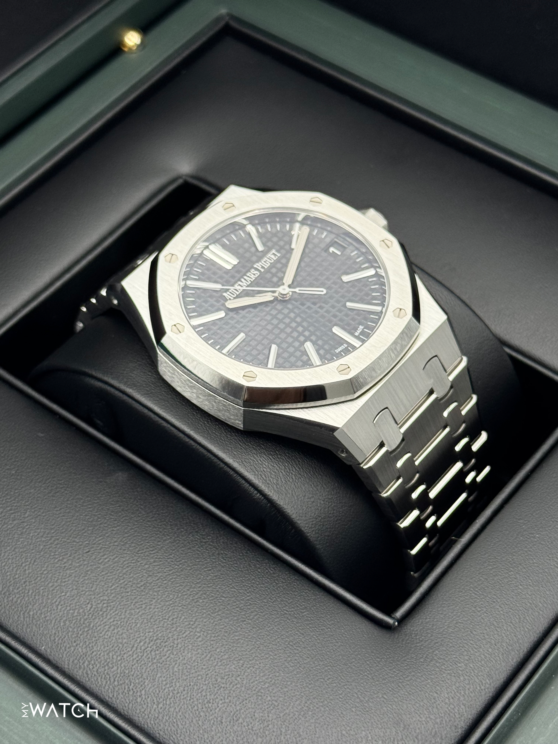 2025 Audemars Piguet  Royal Oak  41mm 15510ST Stainless Steel Black Dial - MyWatchLLC