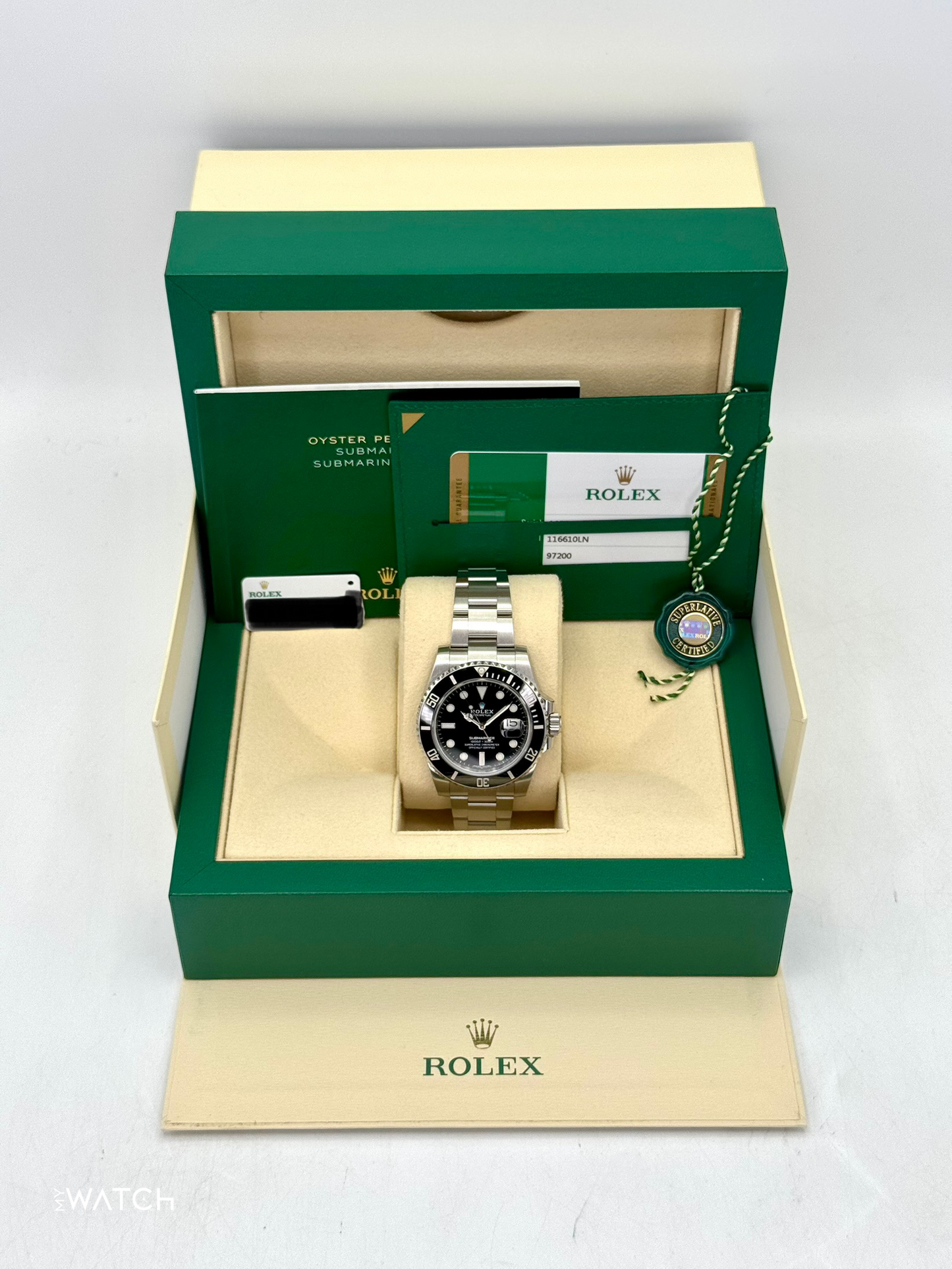 2020 Rolex Submariner 40mm 116610LN Stainless Steel Black Dial - MyWatchLLC