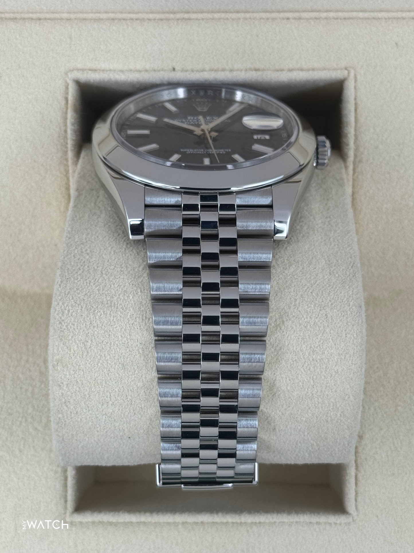 2023 Rolex Datejust 41mm 126300 Stainless Steel Jubilee Blue Dial - MyWatchLLC