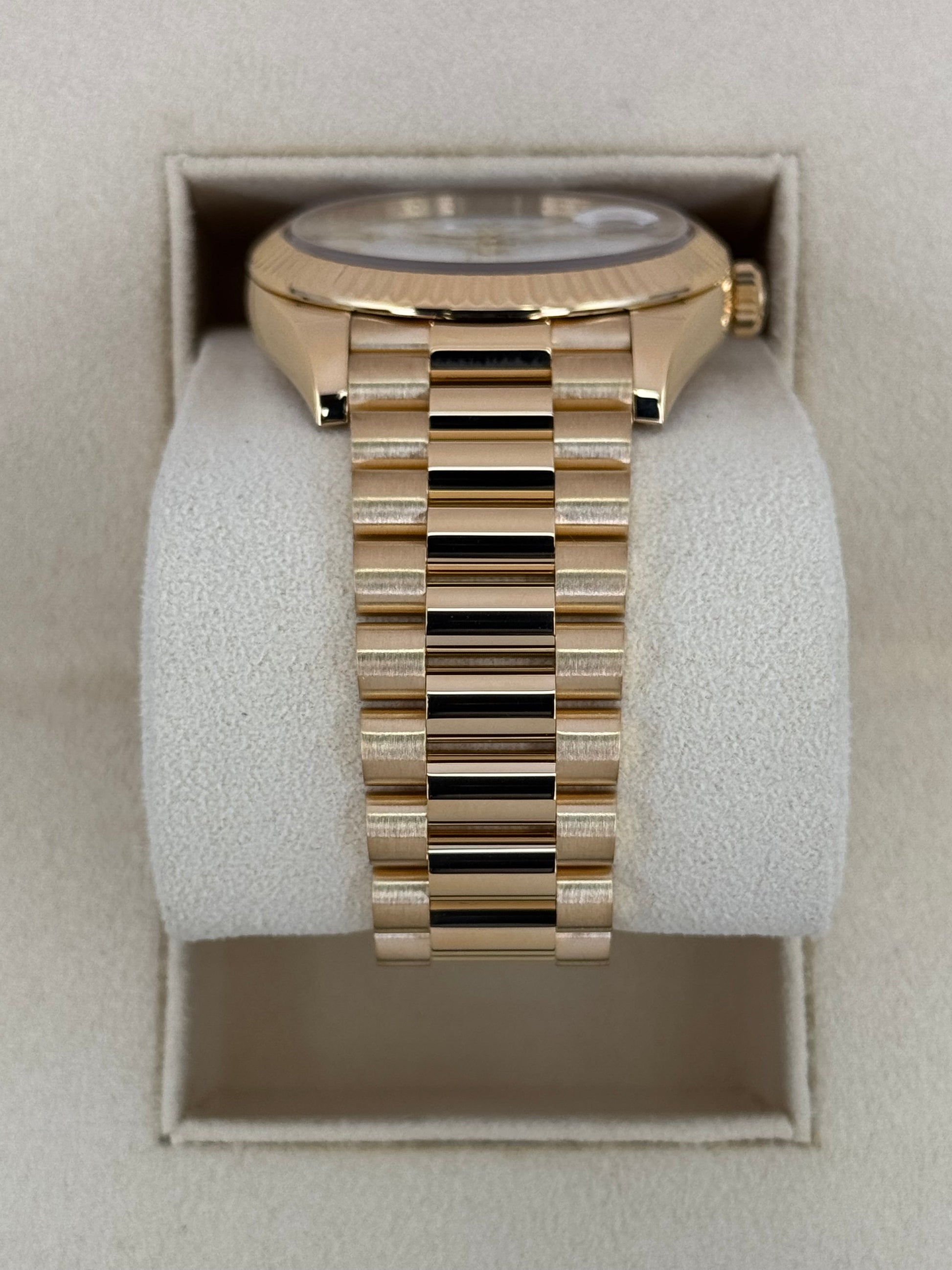 2022 Rolex Day-Date 40mm 228238 Presidential White Dial - MyWatchLLC