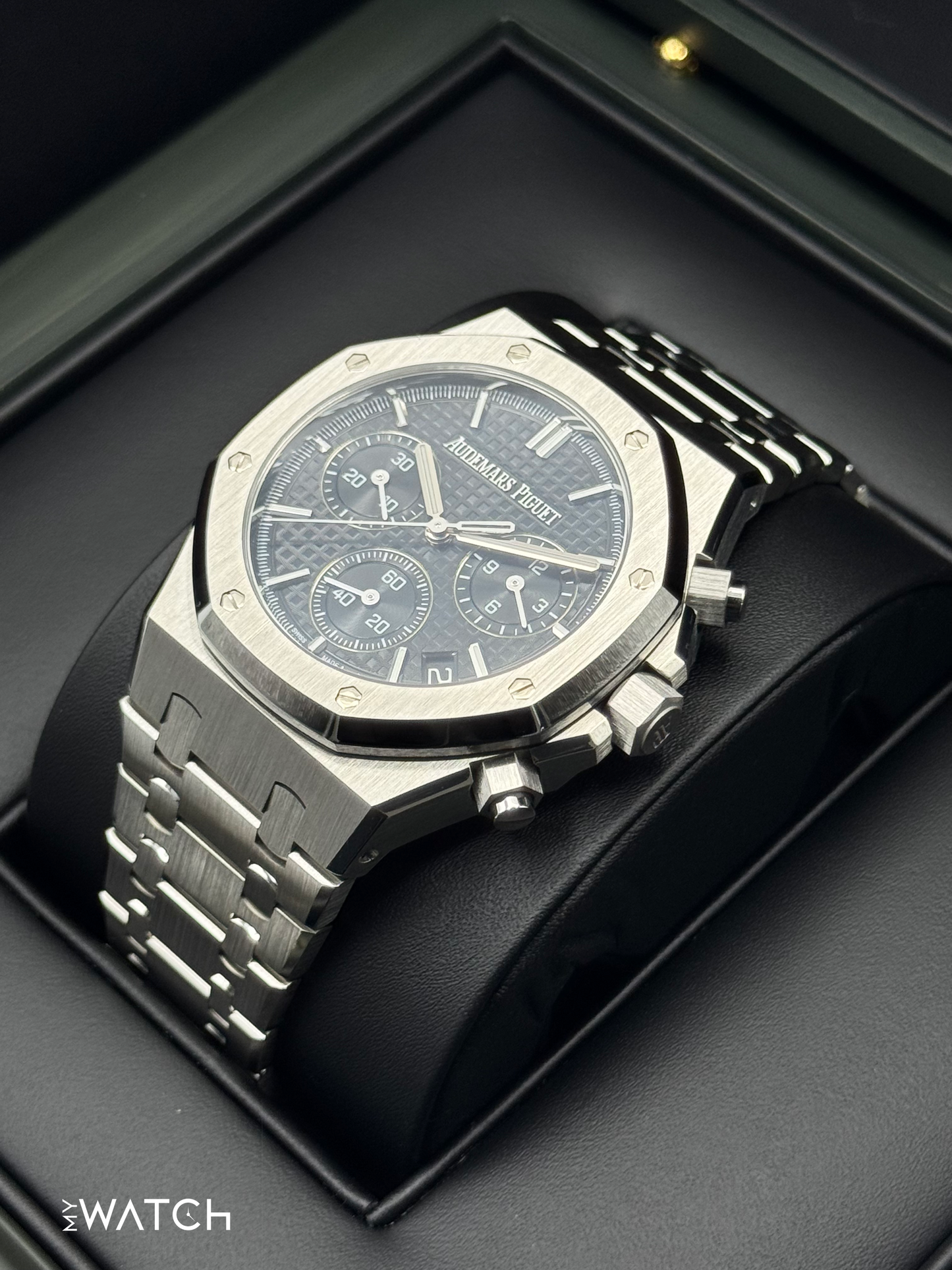 2023 Audemars Piguet Royal Oak Chronograph 41mm 26240ST Black Dial - MyWatchLLC